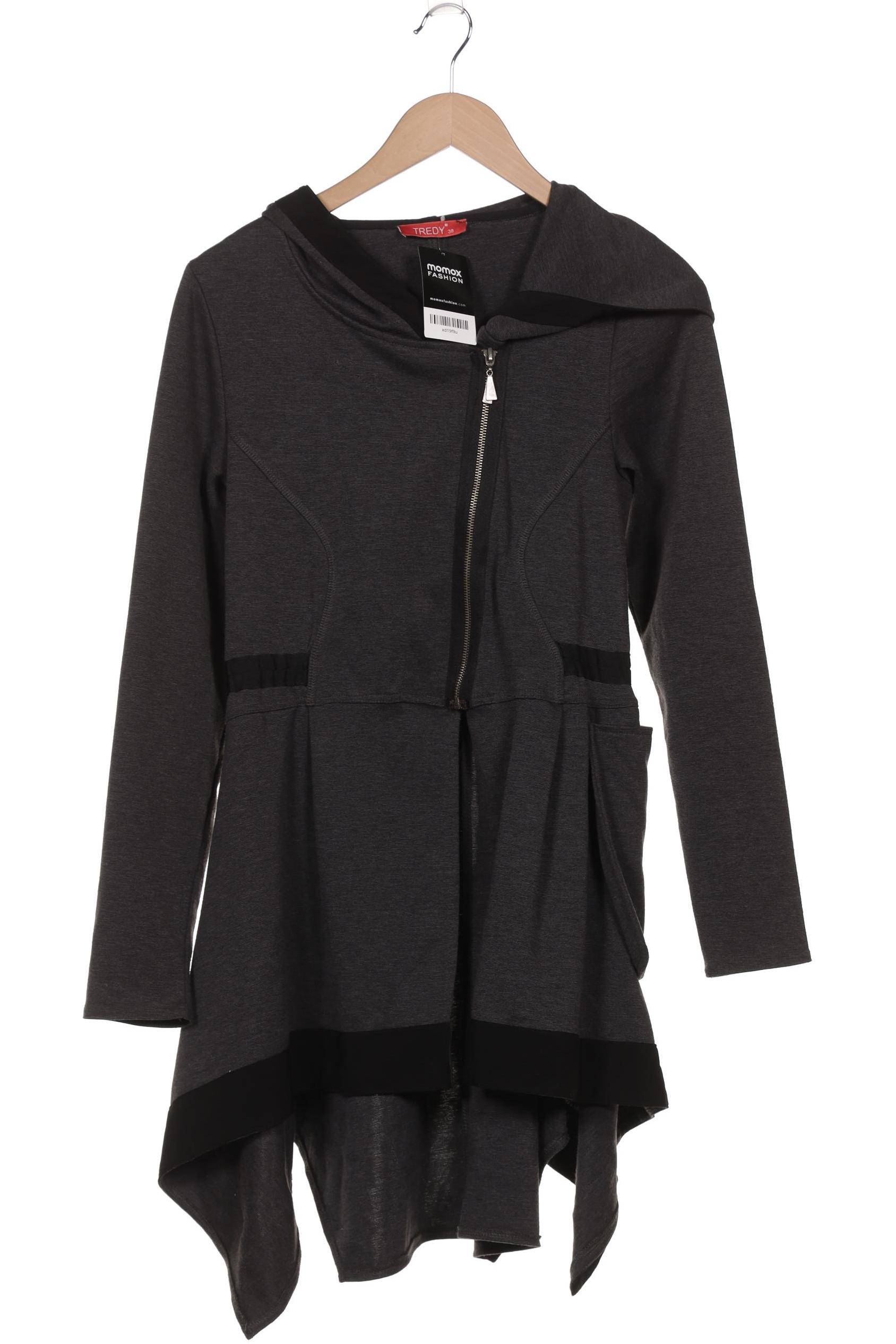 

tredy Damen Kapuzenpullover, grau, Gr. 38