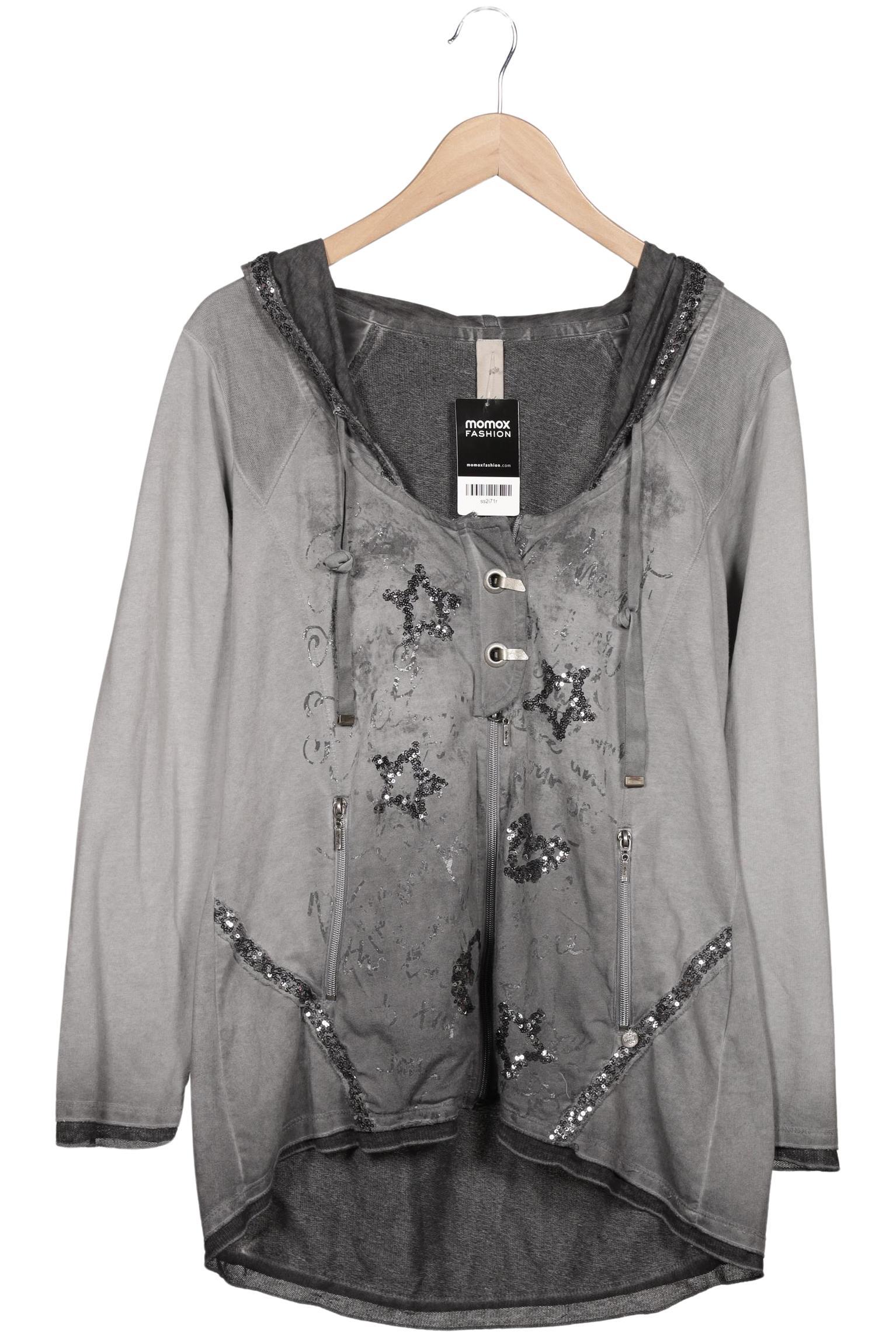 

tredy Damen Kapuzenpullover, grau, Gr. 42