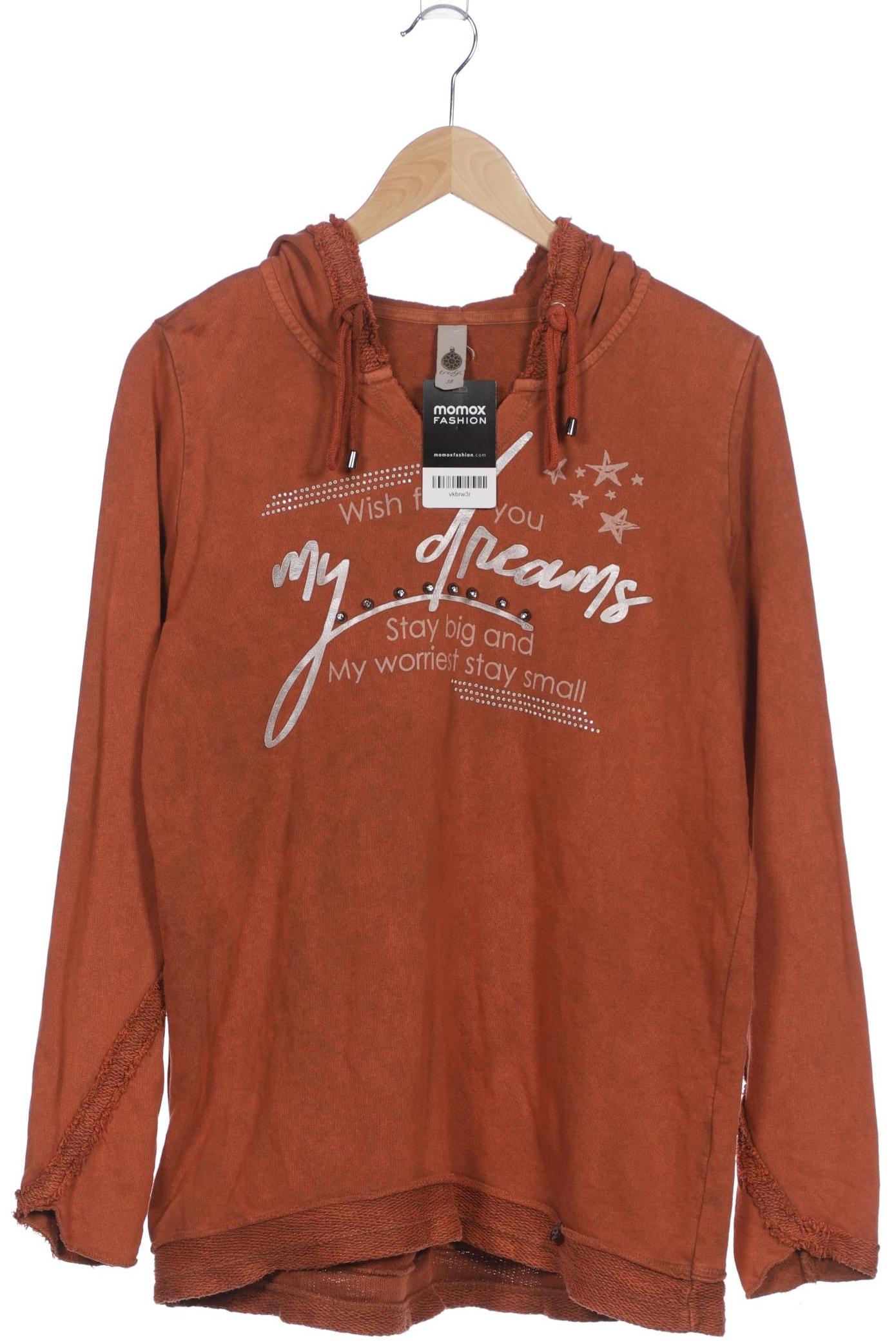 

tredy Damen Kapuzenpullover, orange, Gr. 38