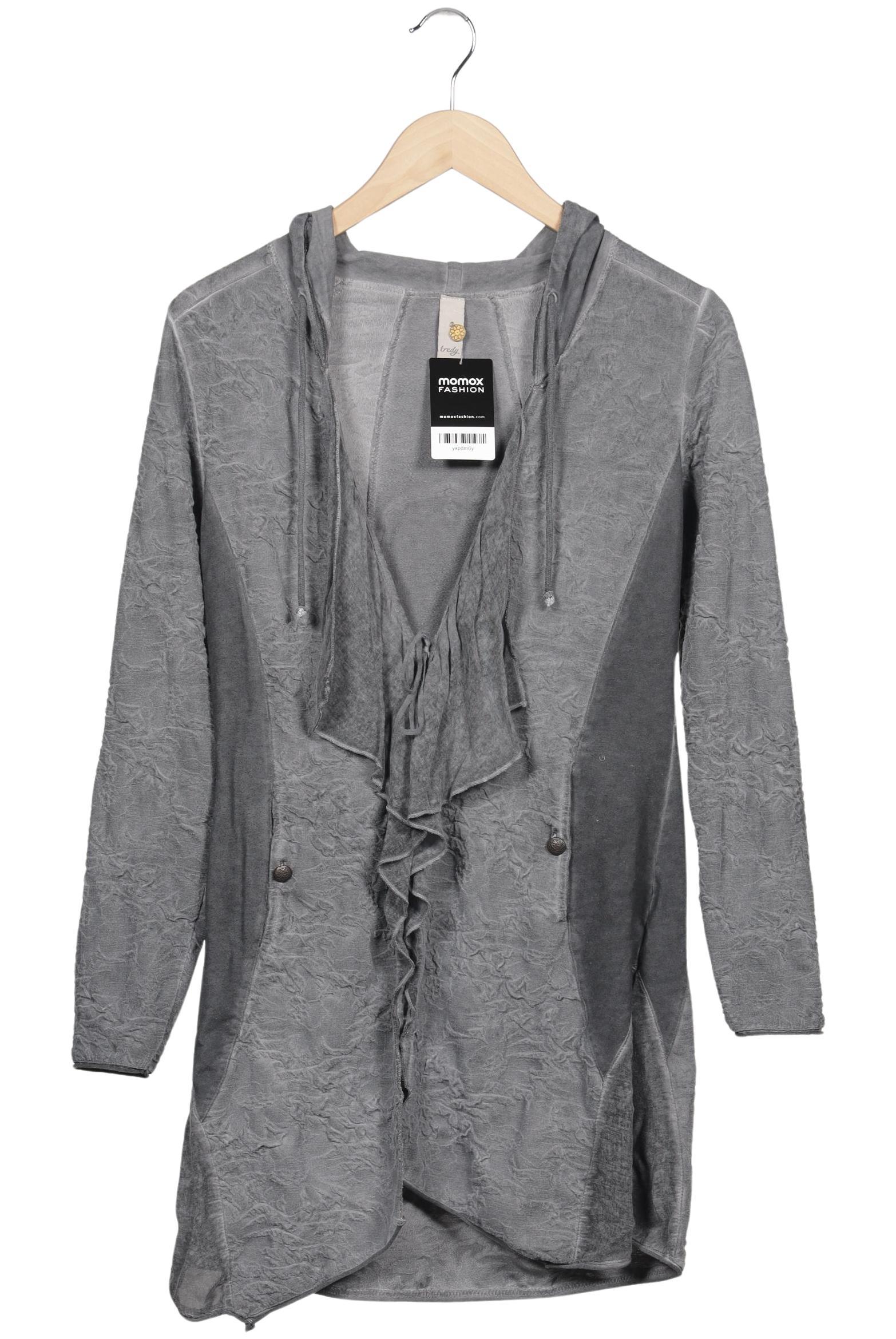 

tredy Damen Kapuzenpullover, grau, Gr. 36