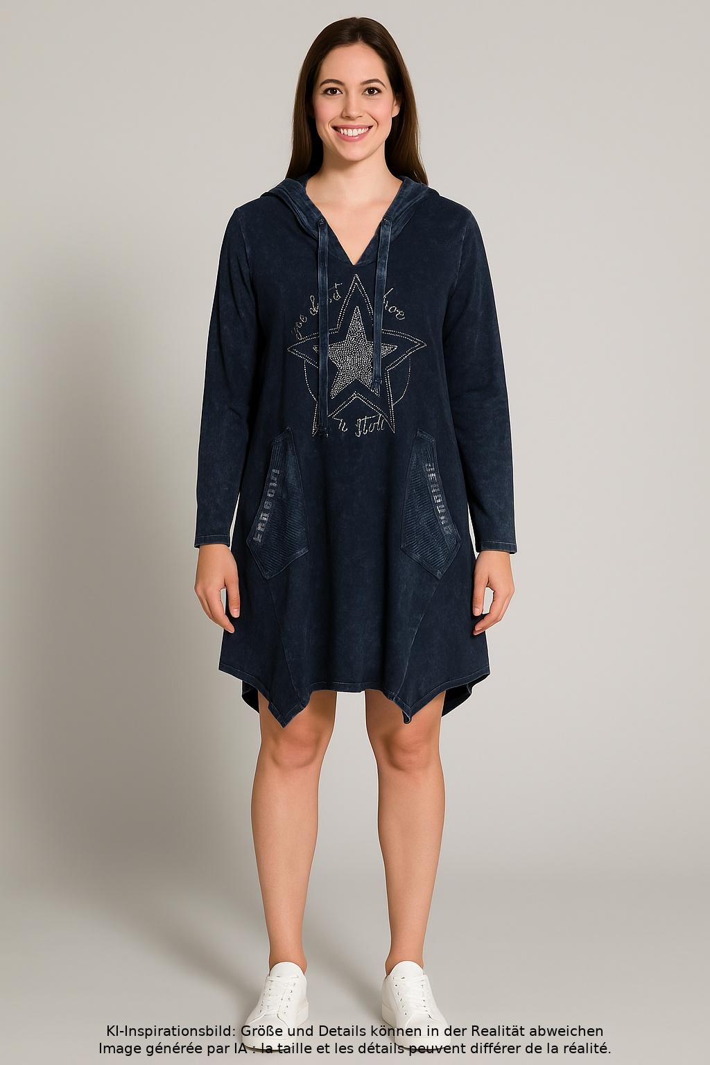 

tredy Damen Kleid, marineblau, Gr. 40