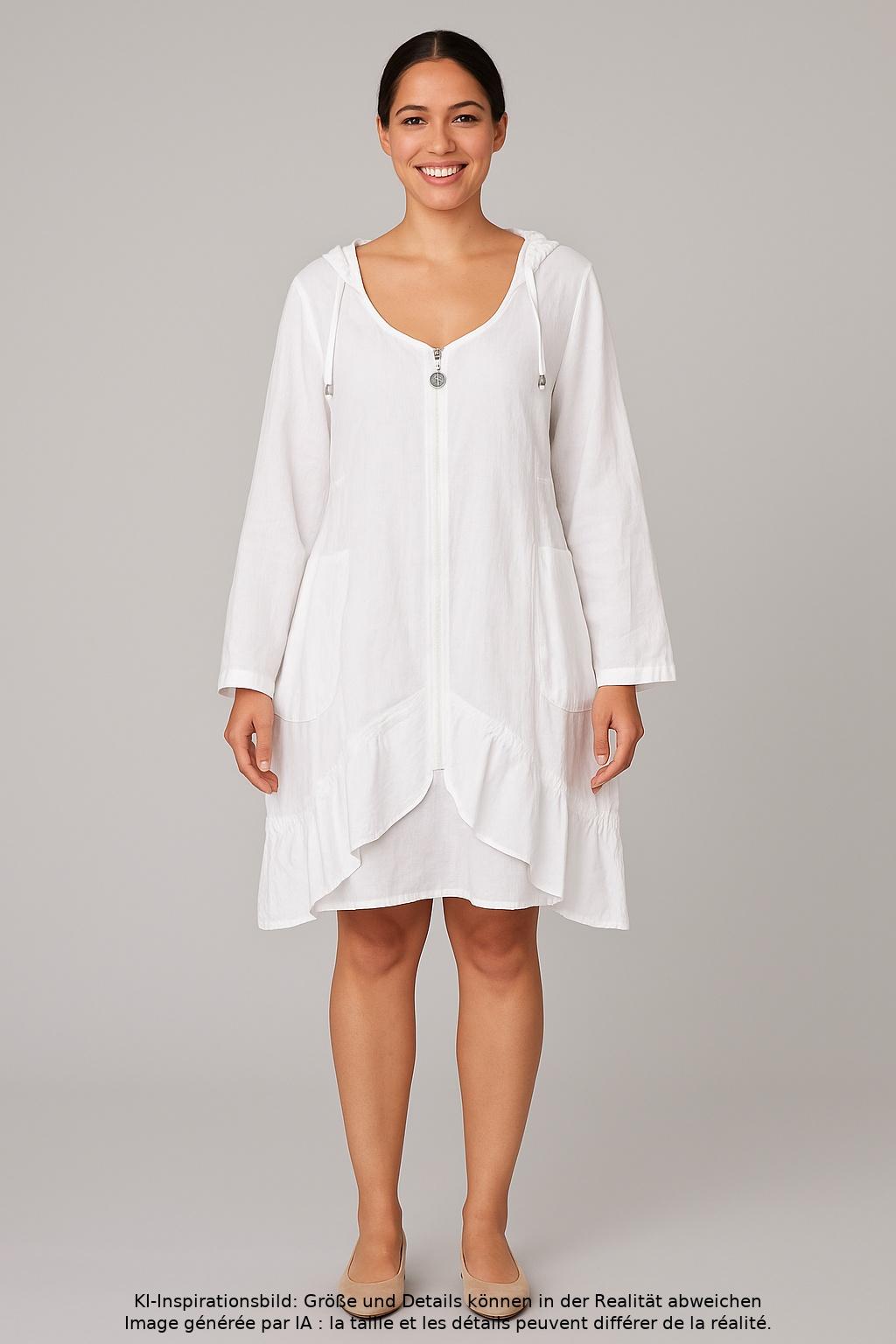 

tredy Damen Kleid, weiß, Gr. 38