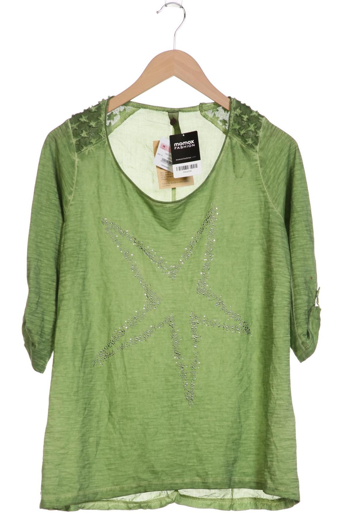 

tredy Damen Langarmshirt, grün, Gr. 38