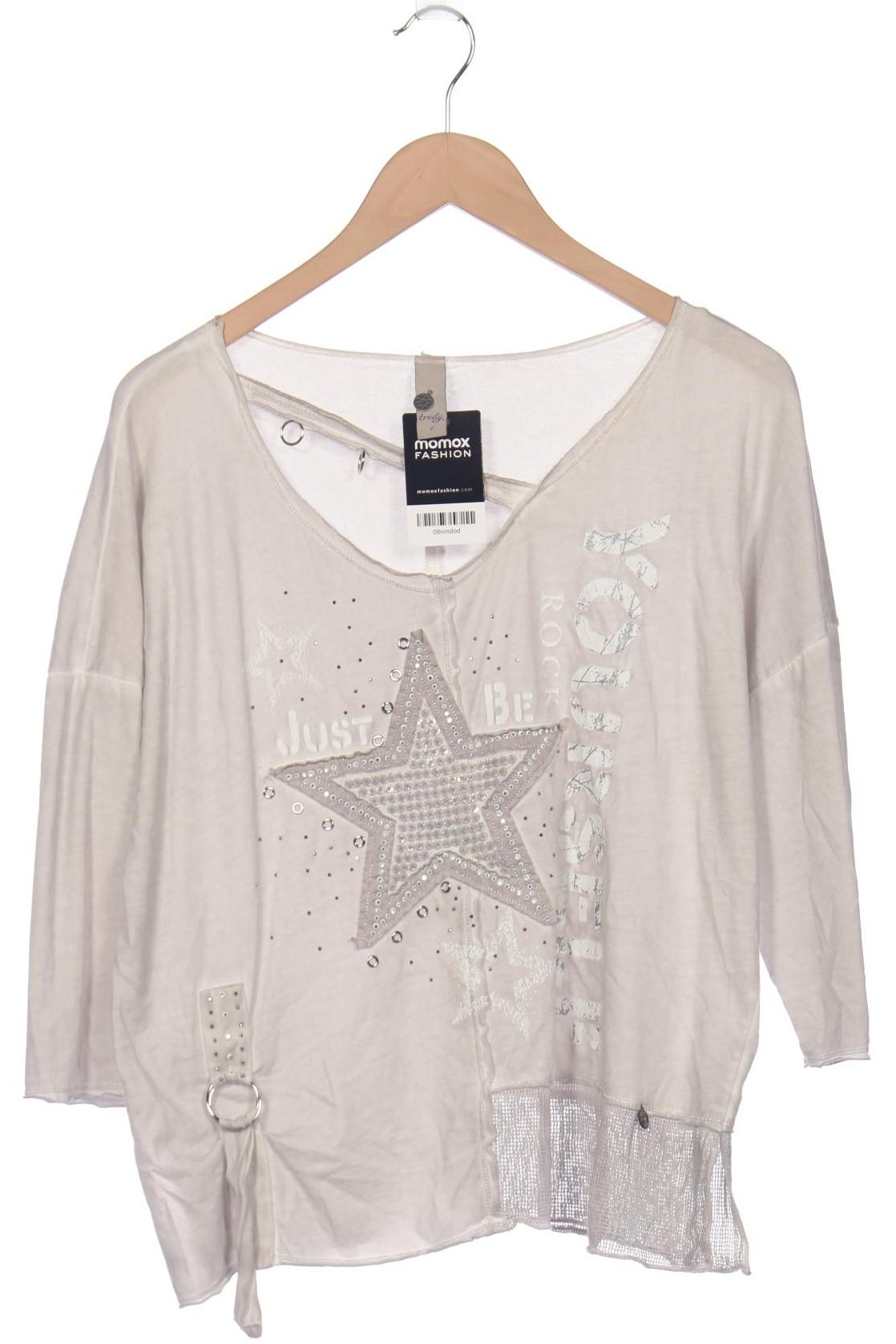 

tredy Damen Langarmshirt, grau, Gr. 42