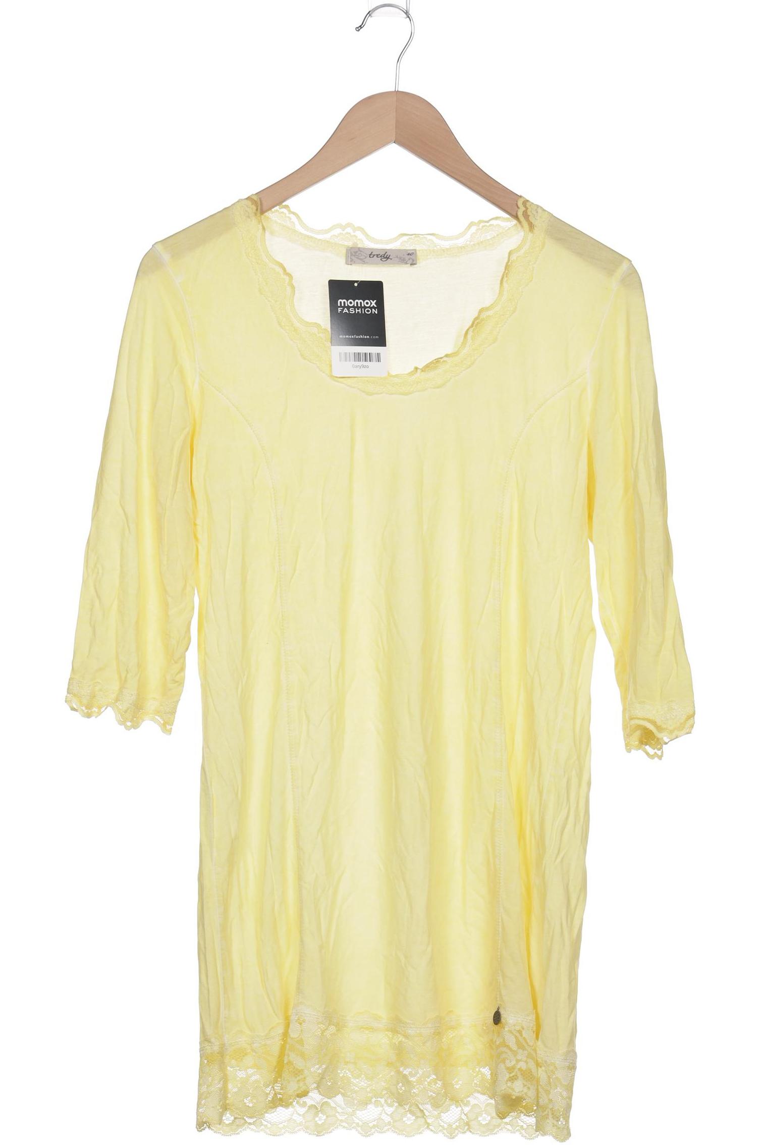 

tredy Damen Langarmshirt, gelb, Gr. 40