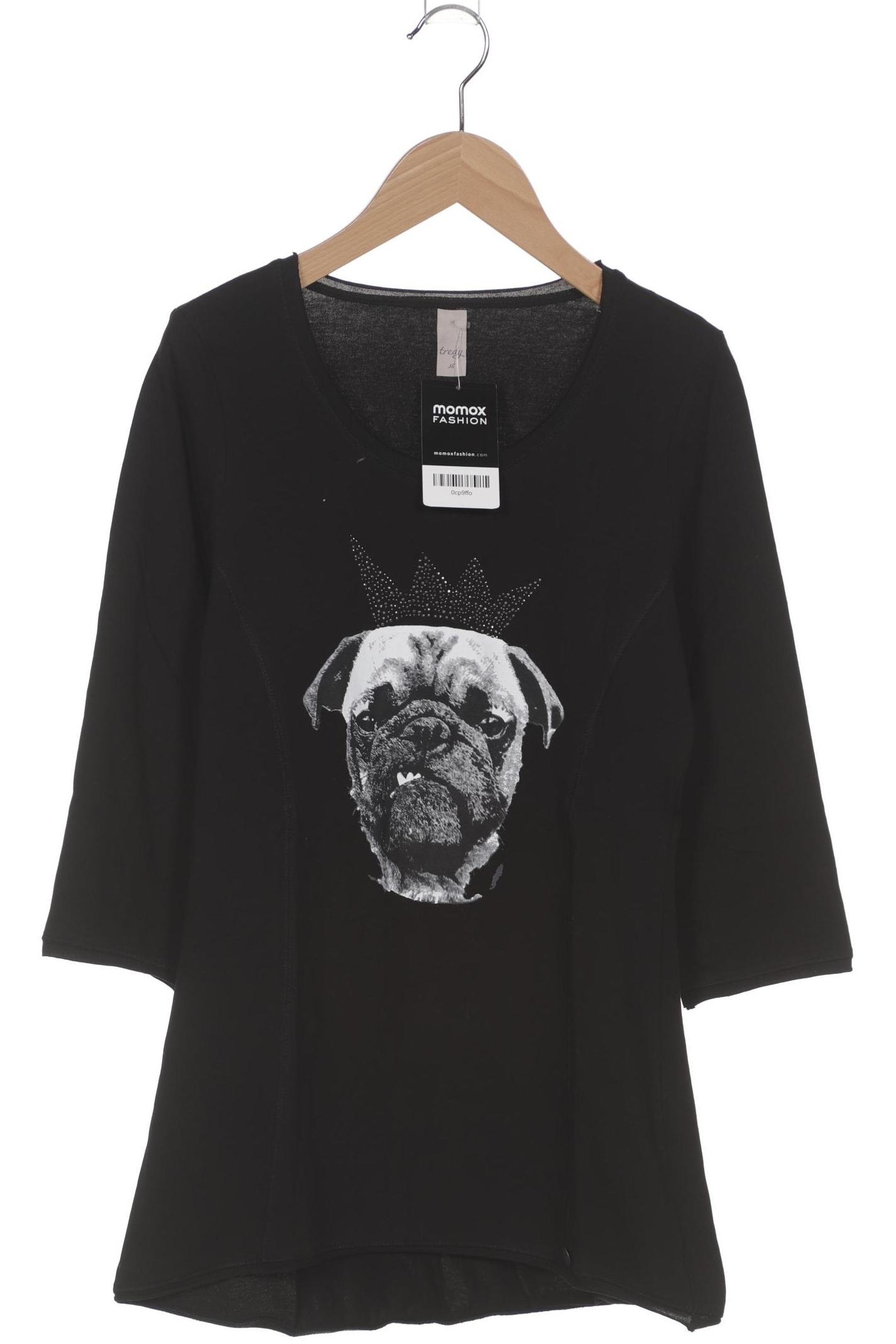 

tredy Damen Langarmshirt, schwarz, Gr. 36
