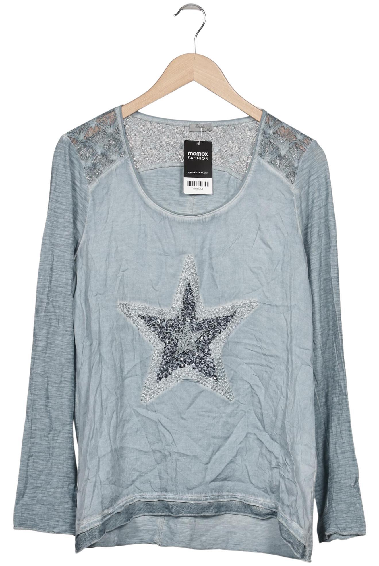 

tredy Damen Langarmshirt, hellblau, Gr. 40