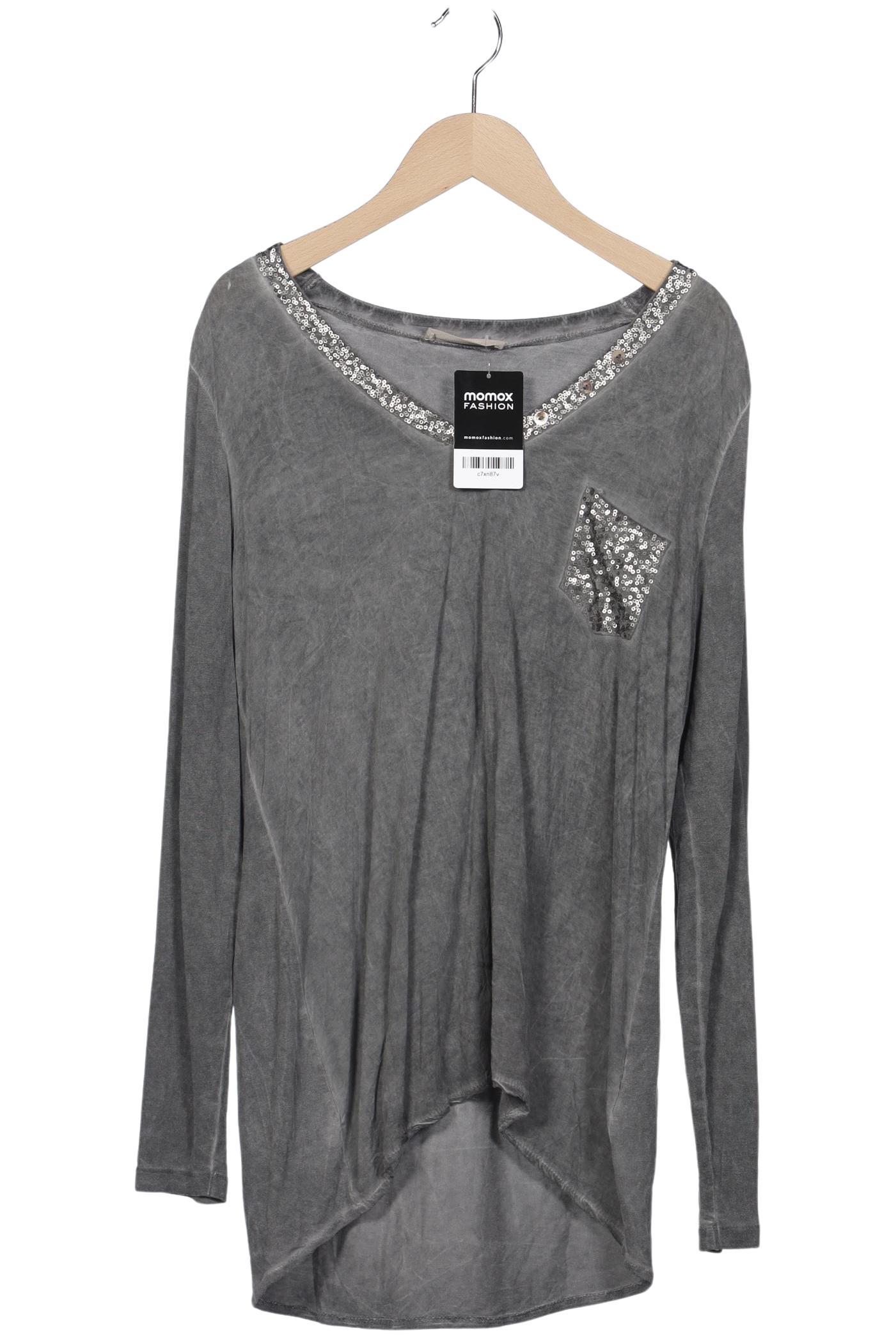 

tredy Damen Langarmshirt, grau, Gr. 38