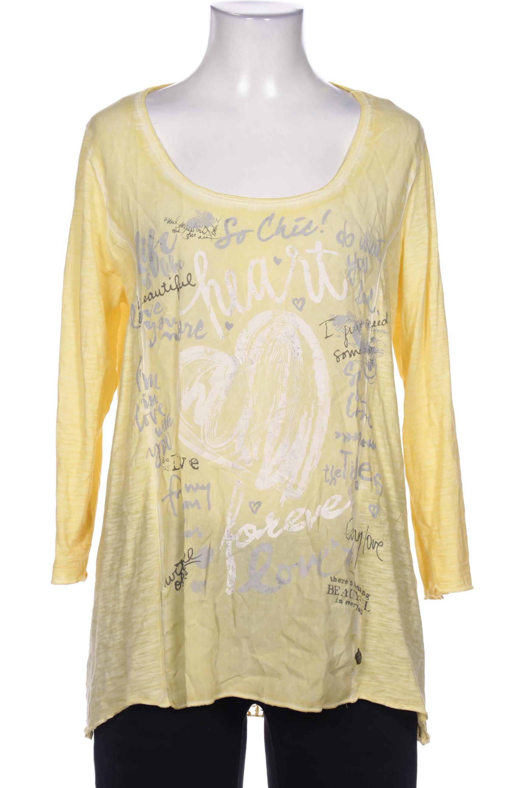 

tredy Damen Langarmshirt, gelb, Gr. 36