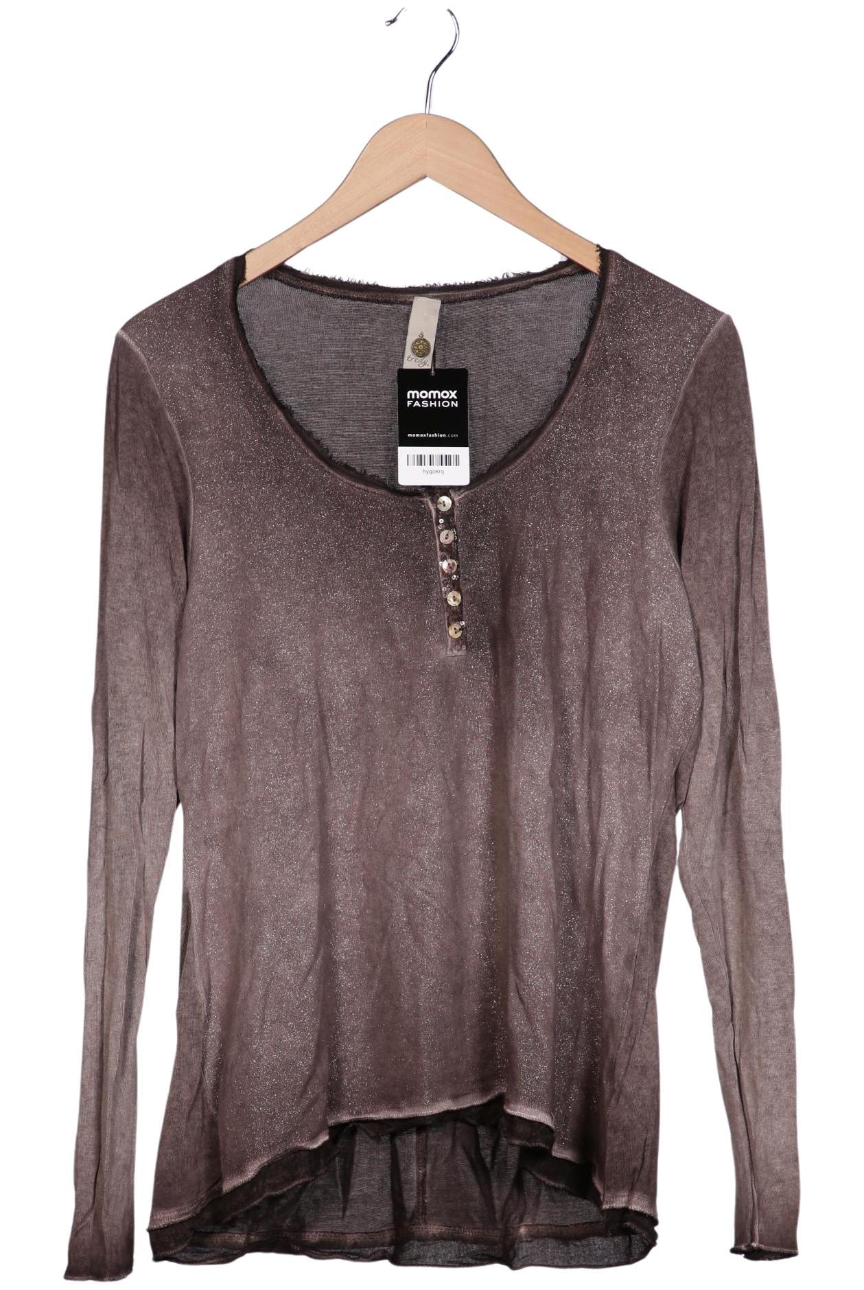 

tredy Damen Langarmshirt, braun, Gr. 40