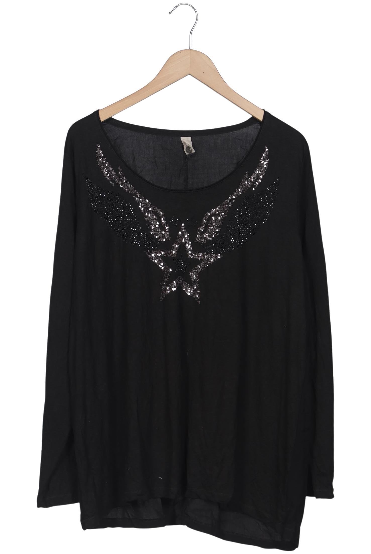 

tredy Damen Langarmshirt, schwarz, Gr. 46