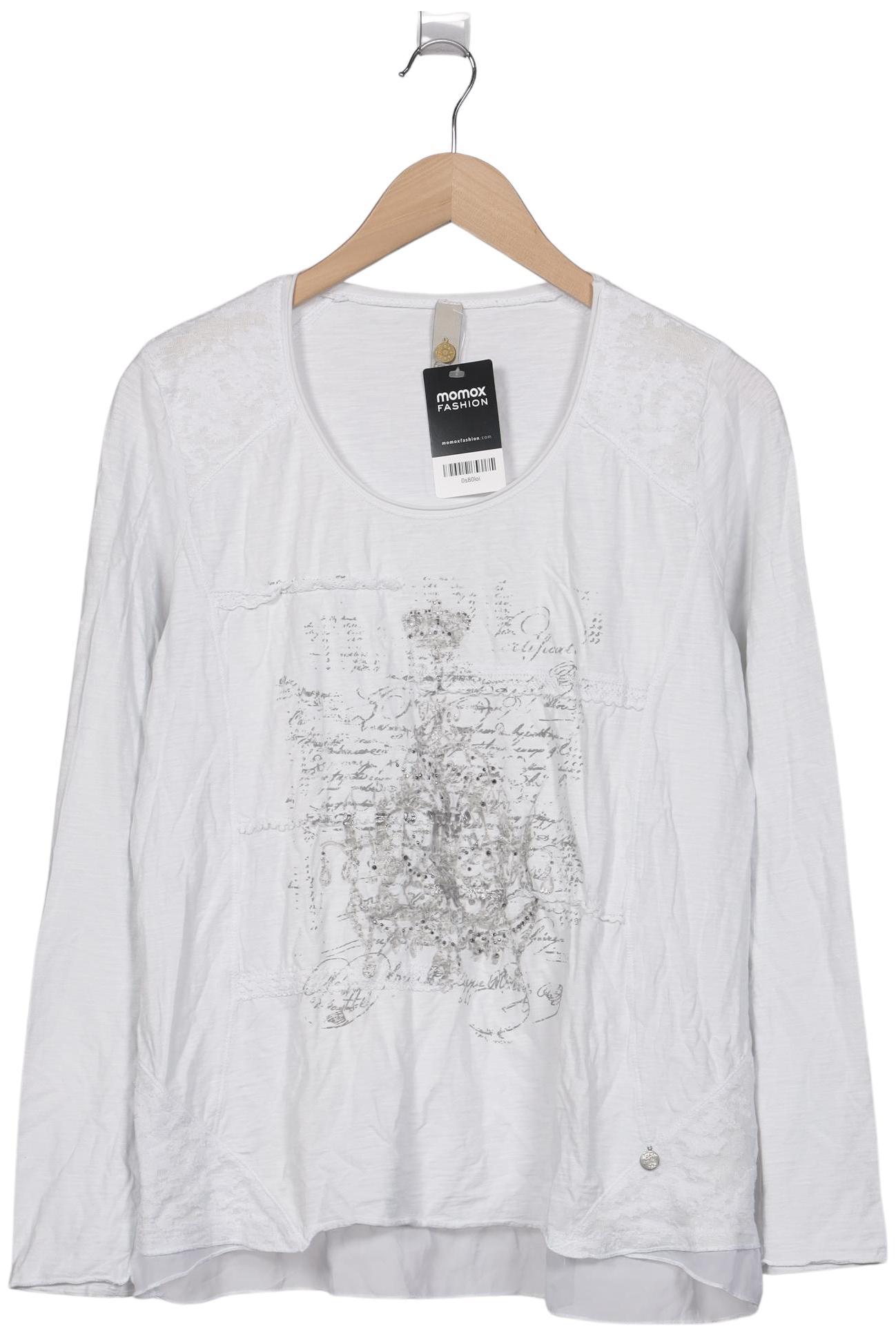 

tredy Damen Langarmshirt, weiß, Gr. 42