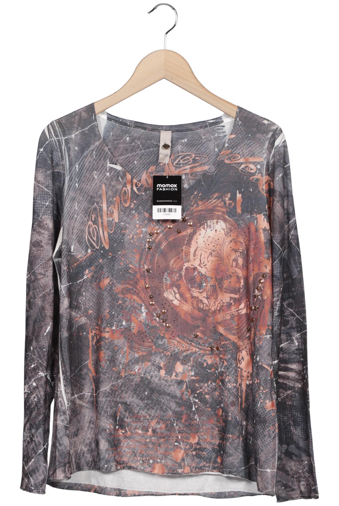

tredy Damen Langarmshirt, grau, Gr. 42