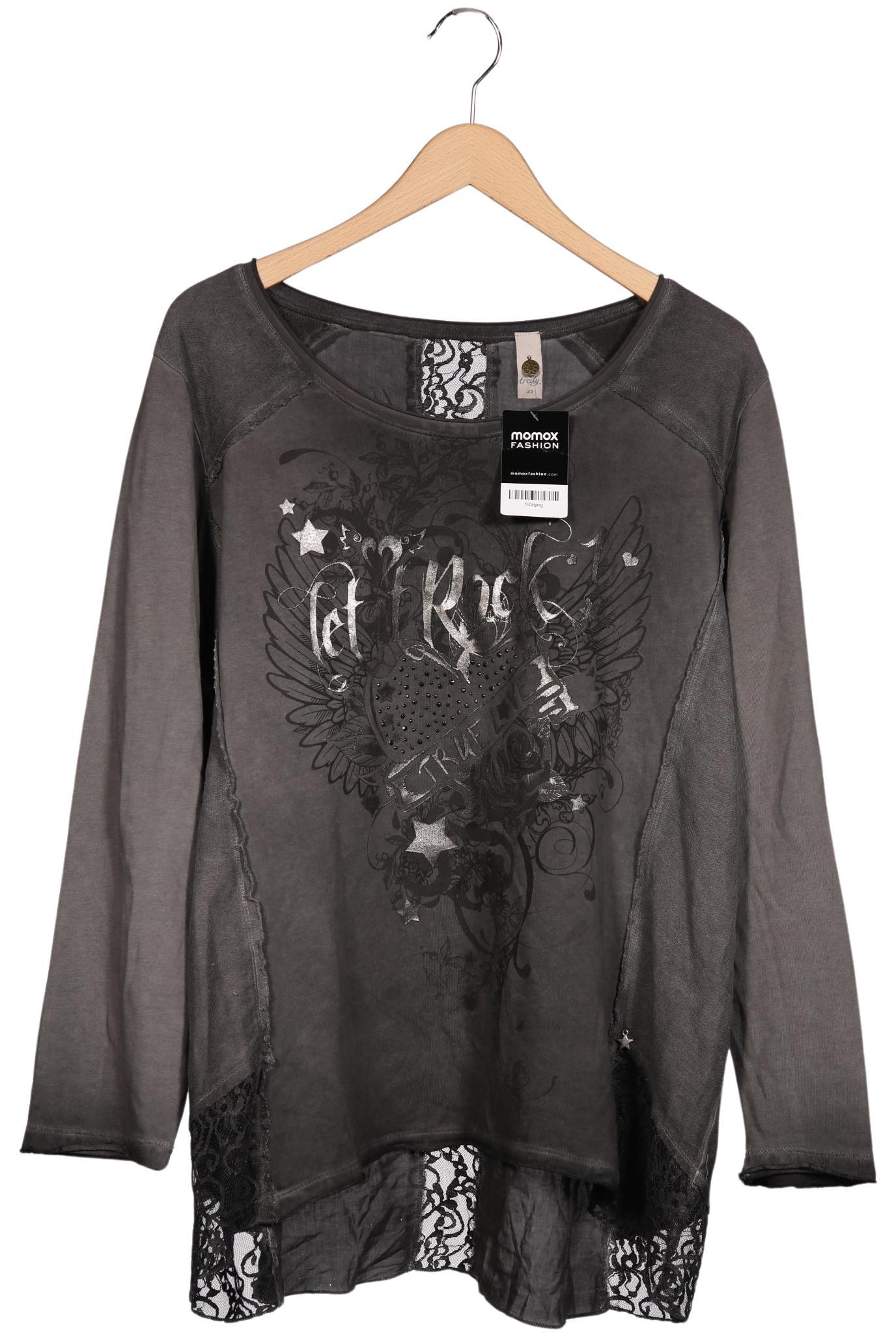 

tredy Damen Langarmshirt, braun, Gr. 48