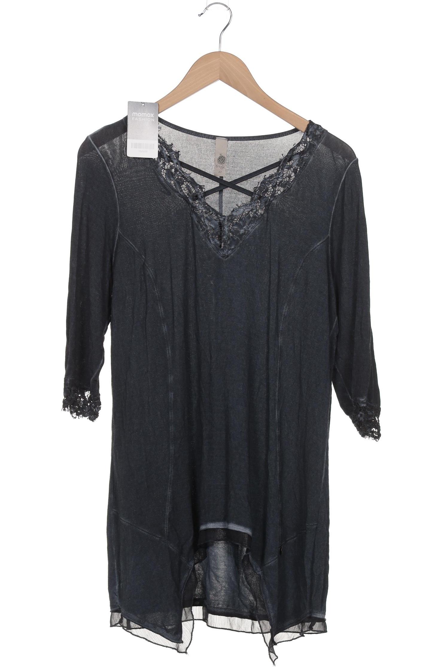 

tredy Damen Langarmshirt, grau, Gr. 40