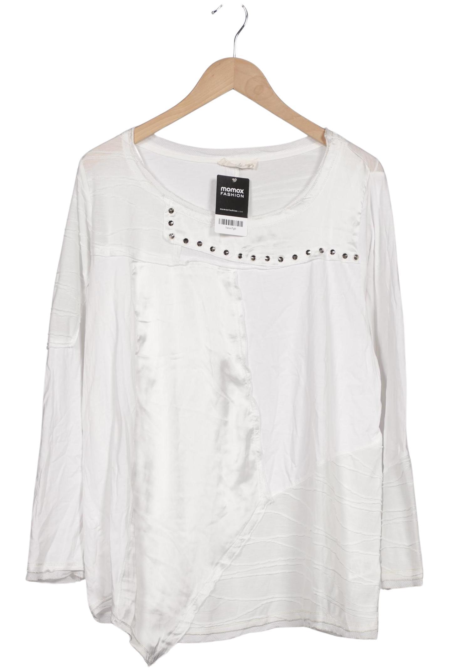 

tredy Damen Langarmshirt, weiß, Gr. 46