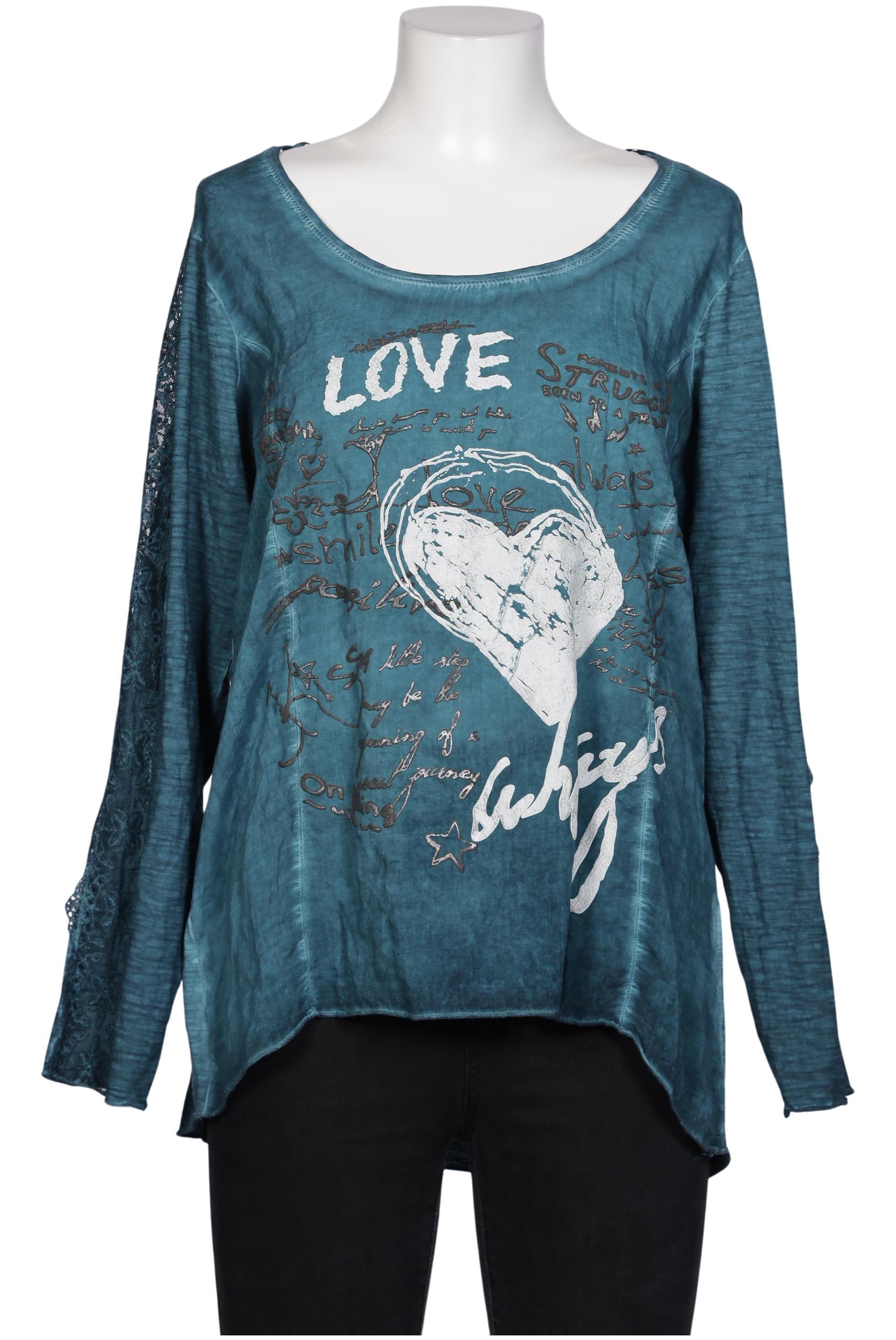 

tredy Damen Langarmshirt, blau, Gr. 42