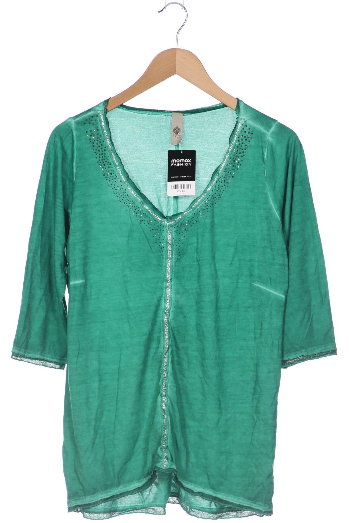 

tredy Damen Langarmshirt, grün, Gr. 40