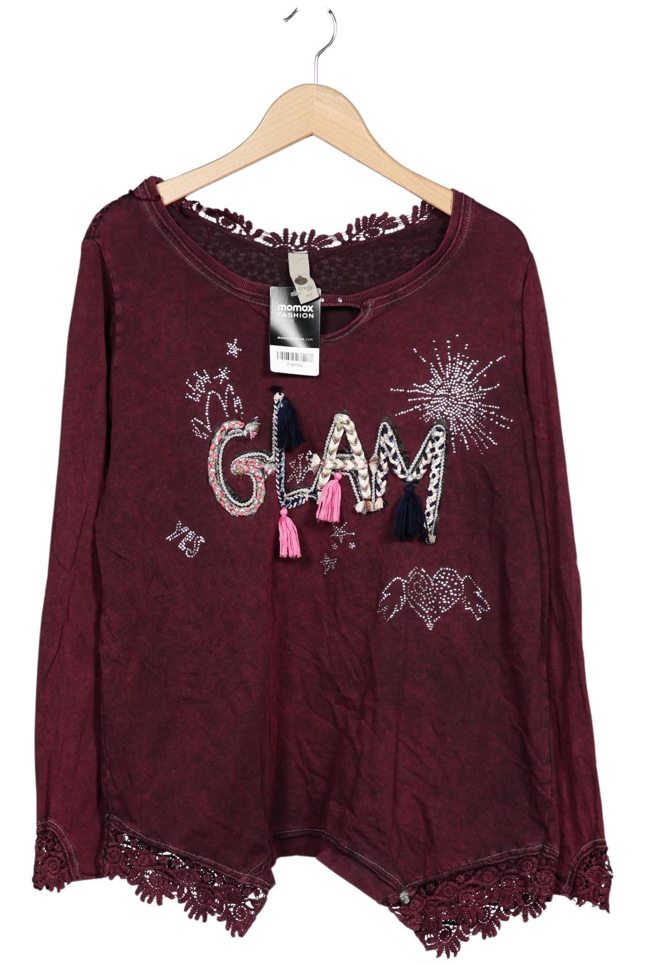 

tredy Damen Langarmshirt, bordeaux, Gr. 42