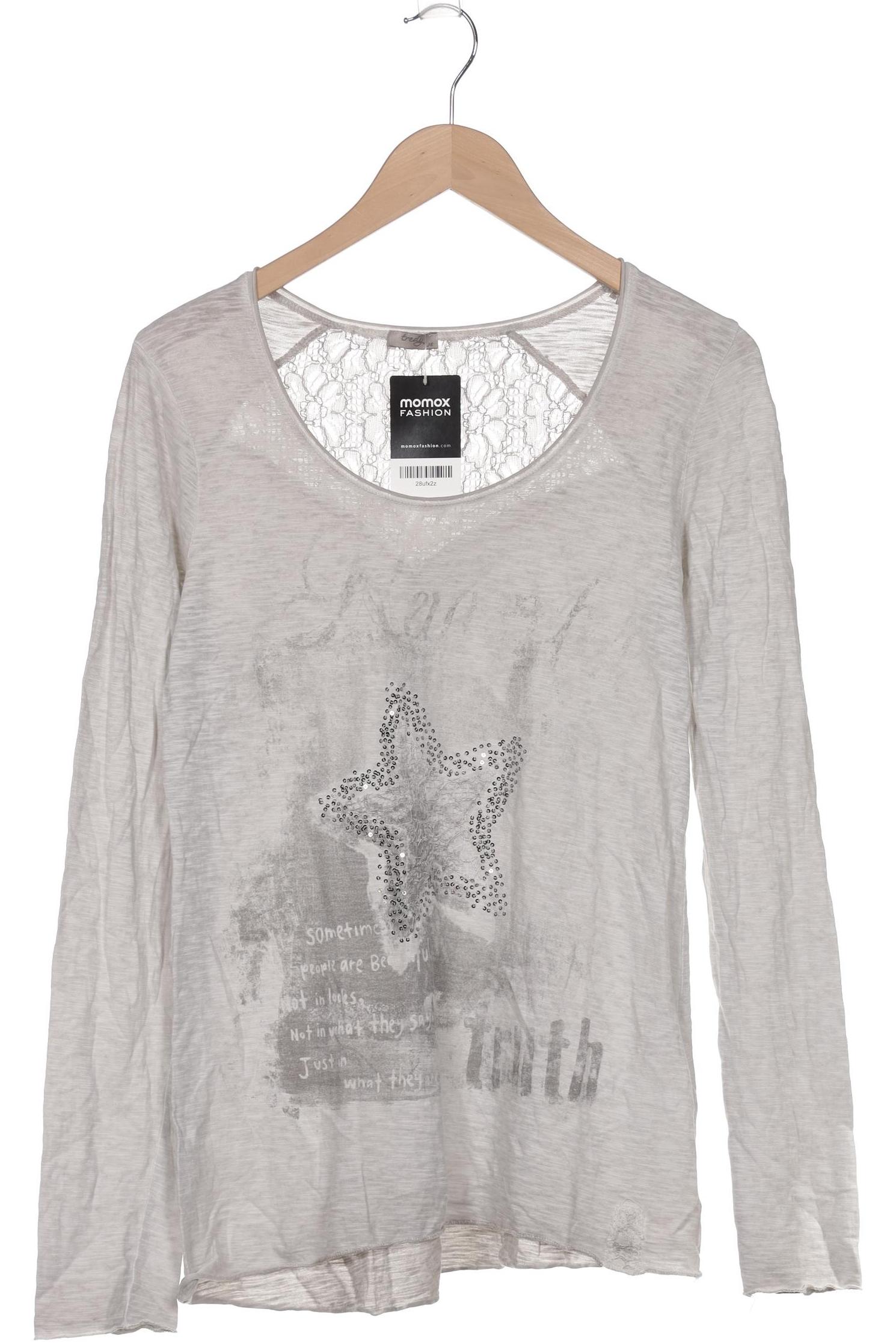 

tredy Damen Langarmshirt, grau, Gr. 36