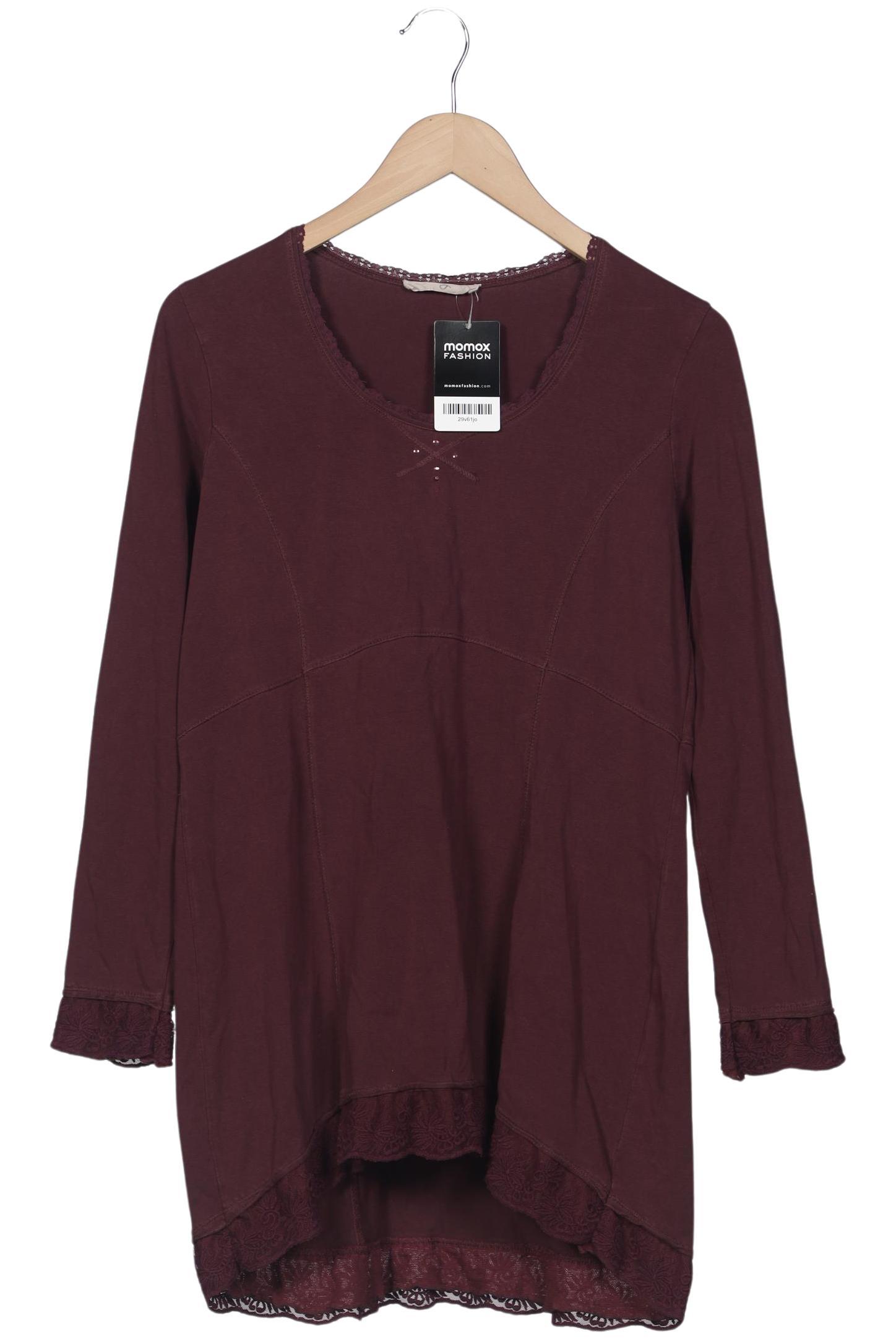 

tredy Damen Langarmshirt, bordeaux, Gr. 40