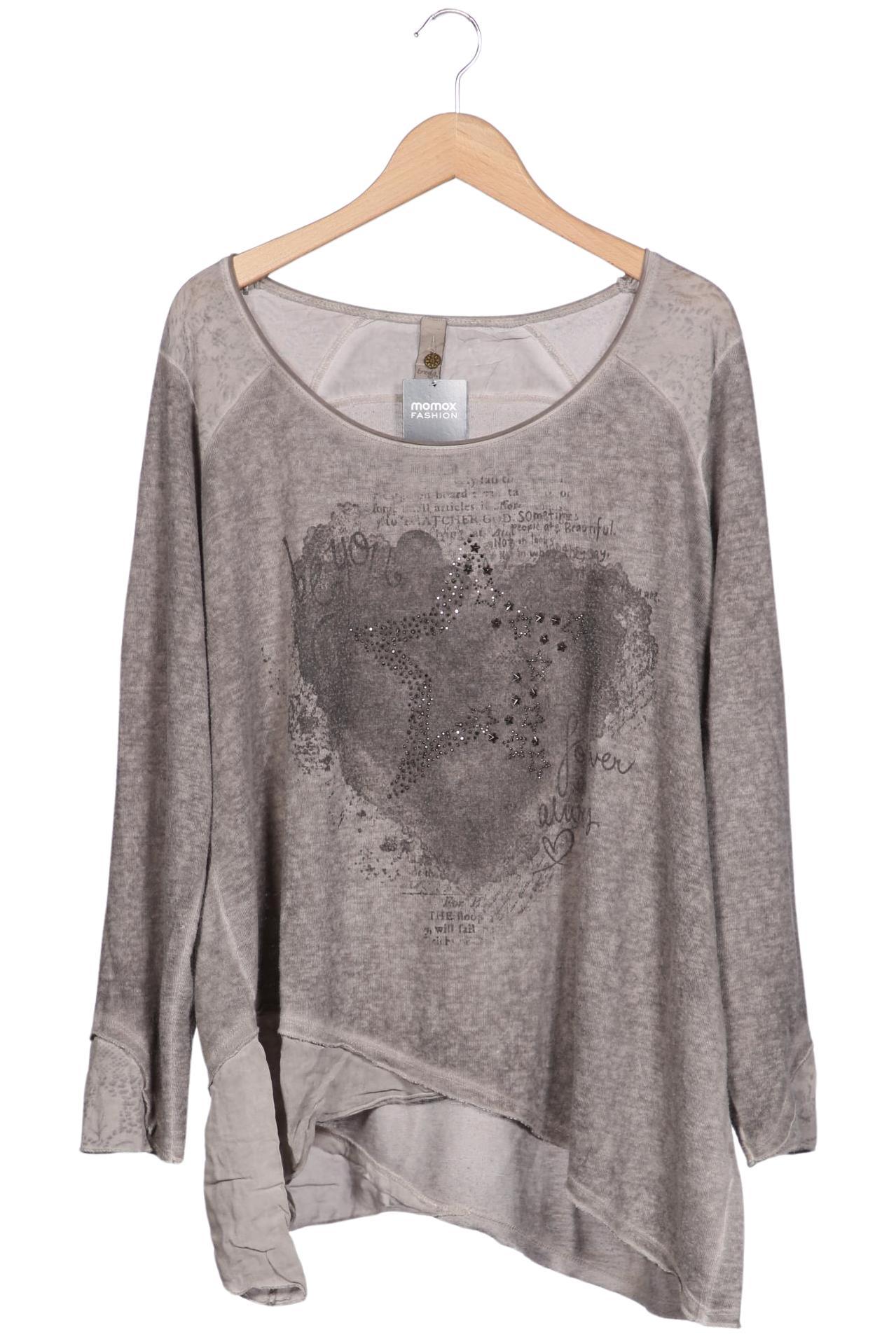 

tredy Damen Langarmshirt, grau, Gr. 48