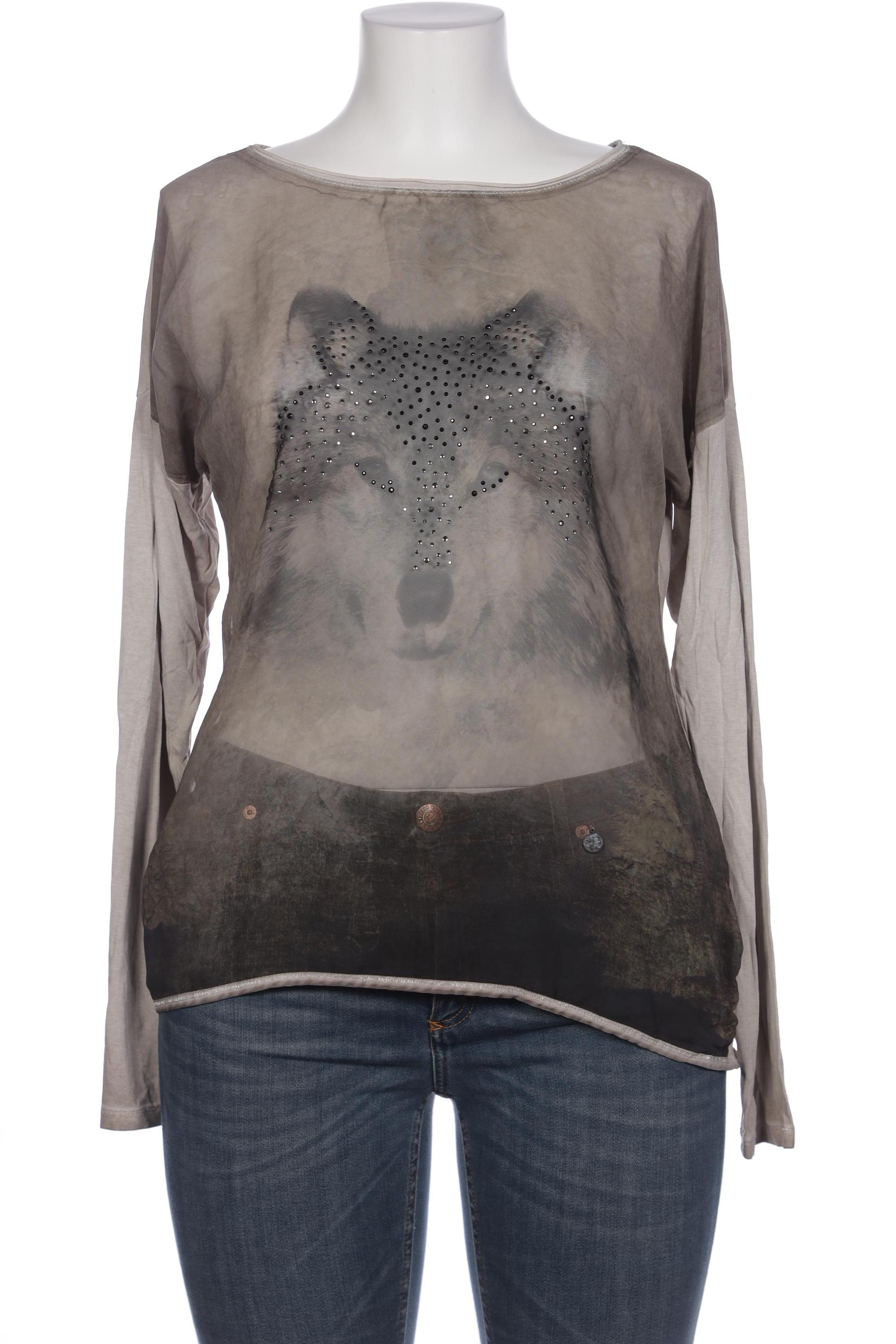 

tredy Damen Langarmshirt, beige, Gr. 46