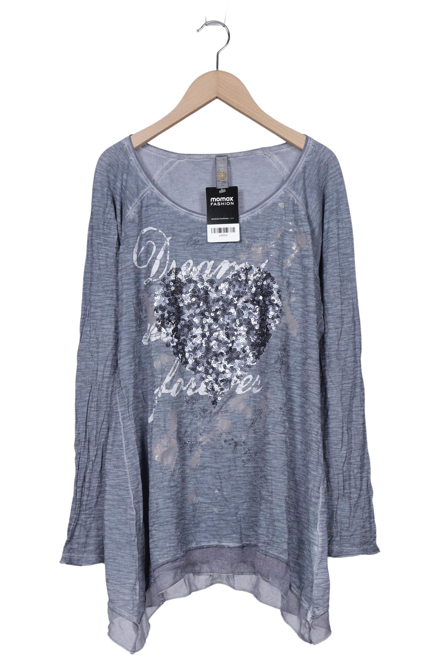 

tredy Damen Langarmshirt, grau, Gr. 40