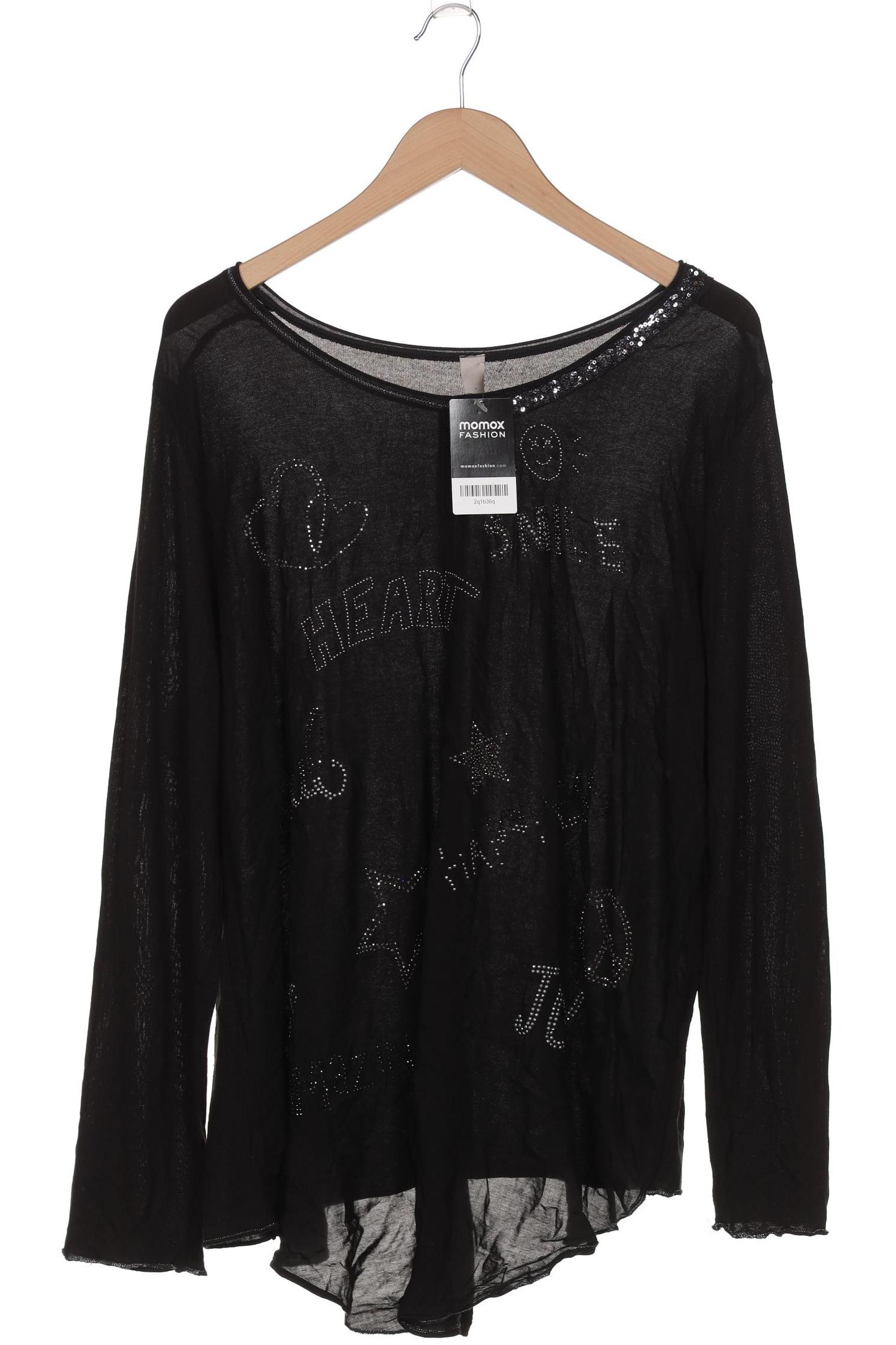 

tredy Damen Langarmshirt, schwarz, Gr. 46