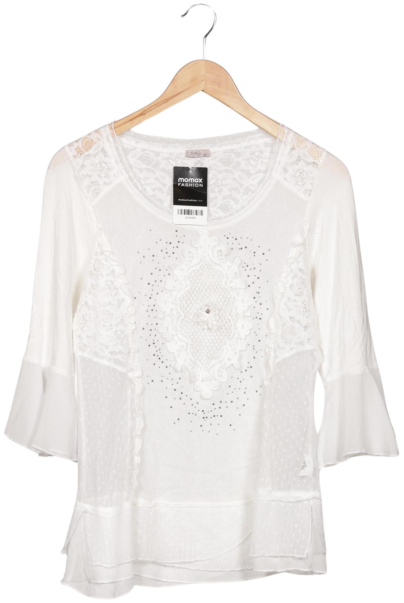 

tredy Damen Langarmshirt, weiß, Gr. 36