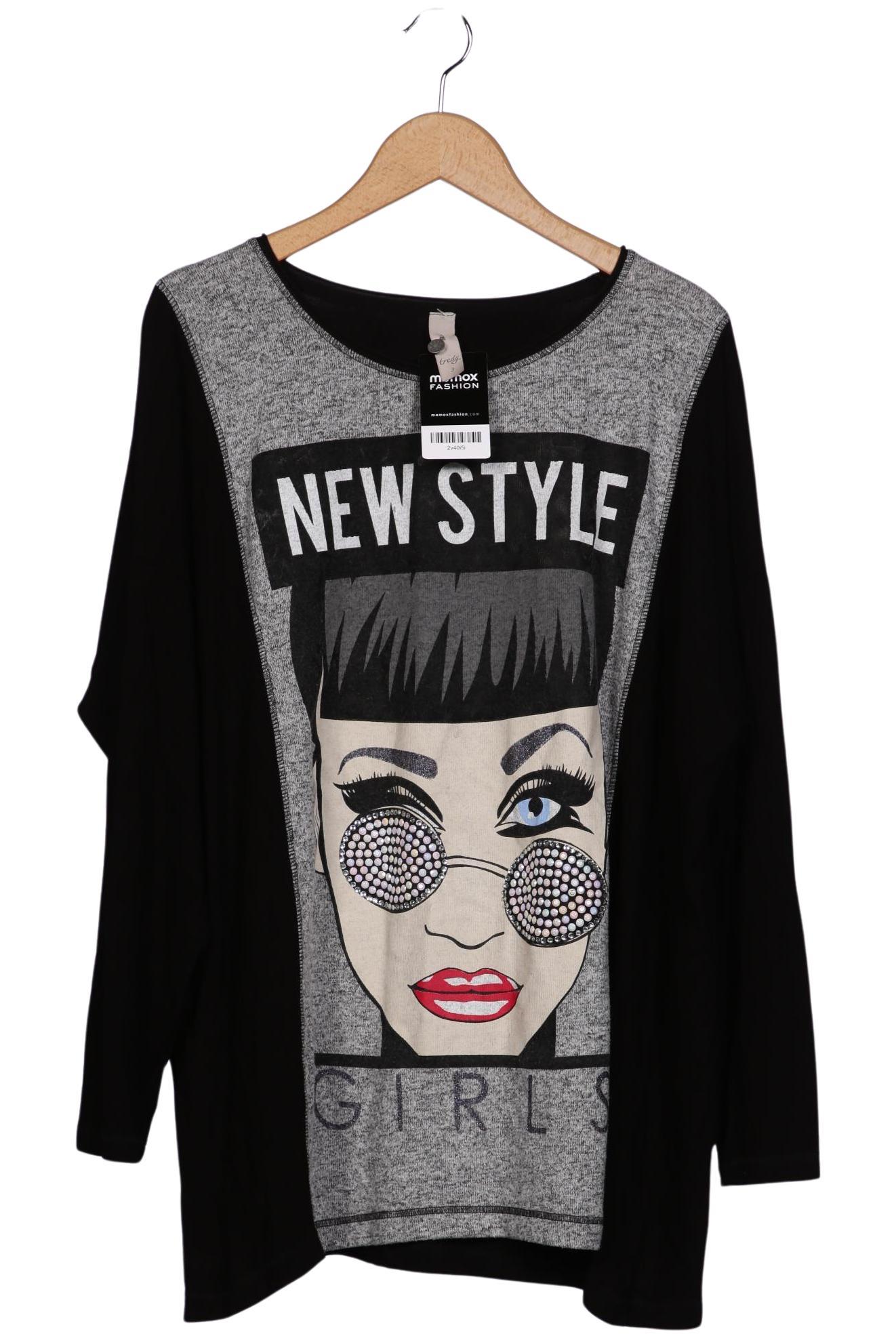 

tredy Damen Langarmshirt, schwarz, Gr. 46