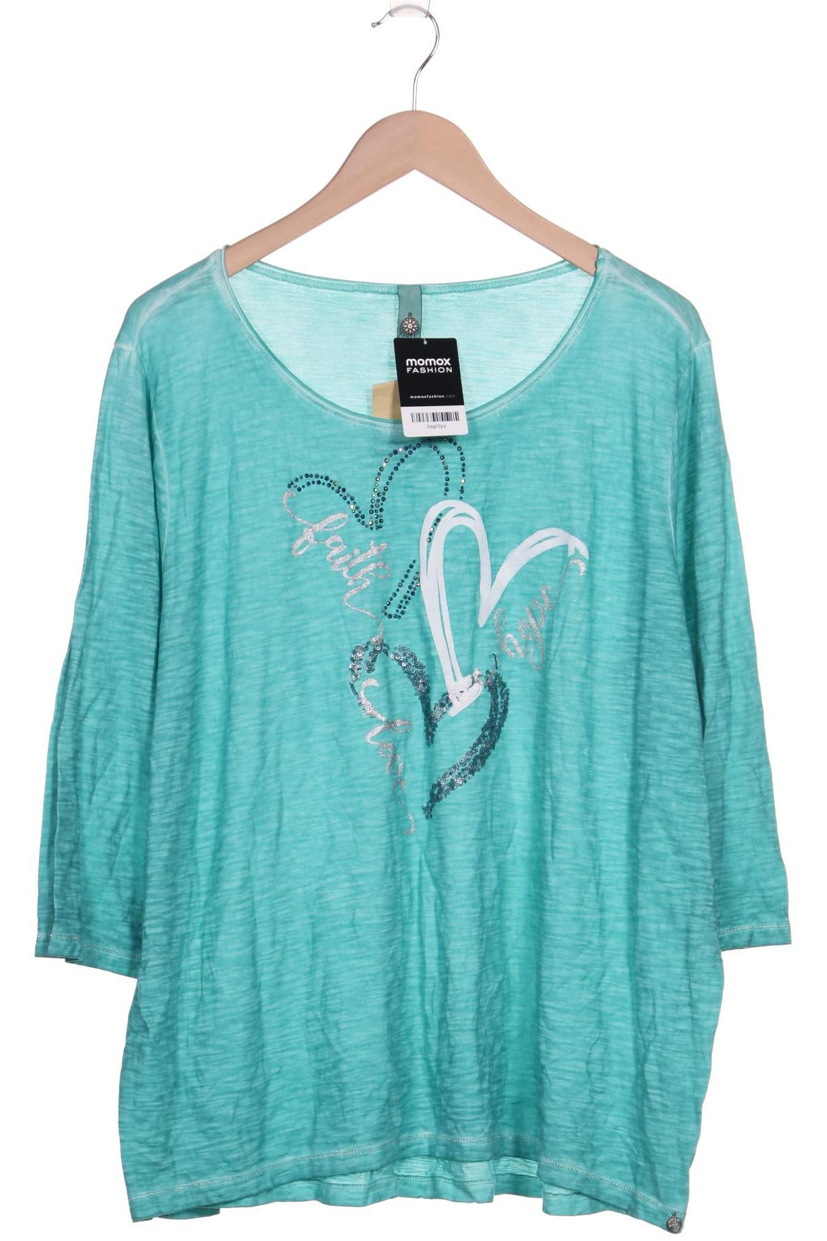 

tredy Damen Langarmshirt, grün, Gr. 48