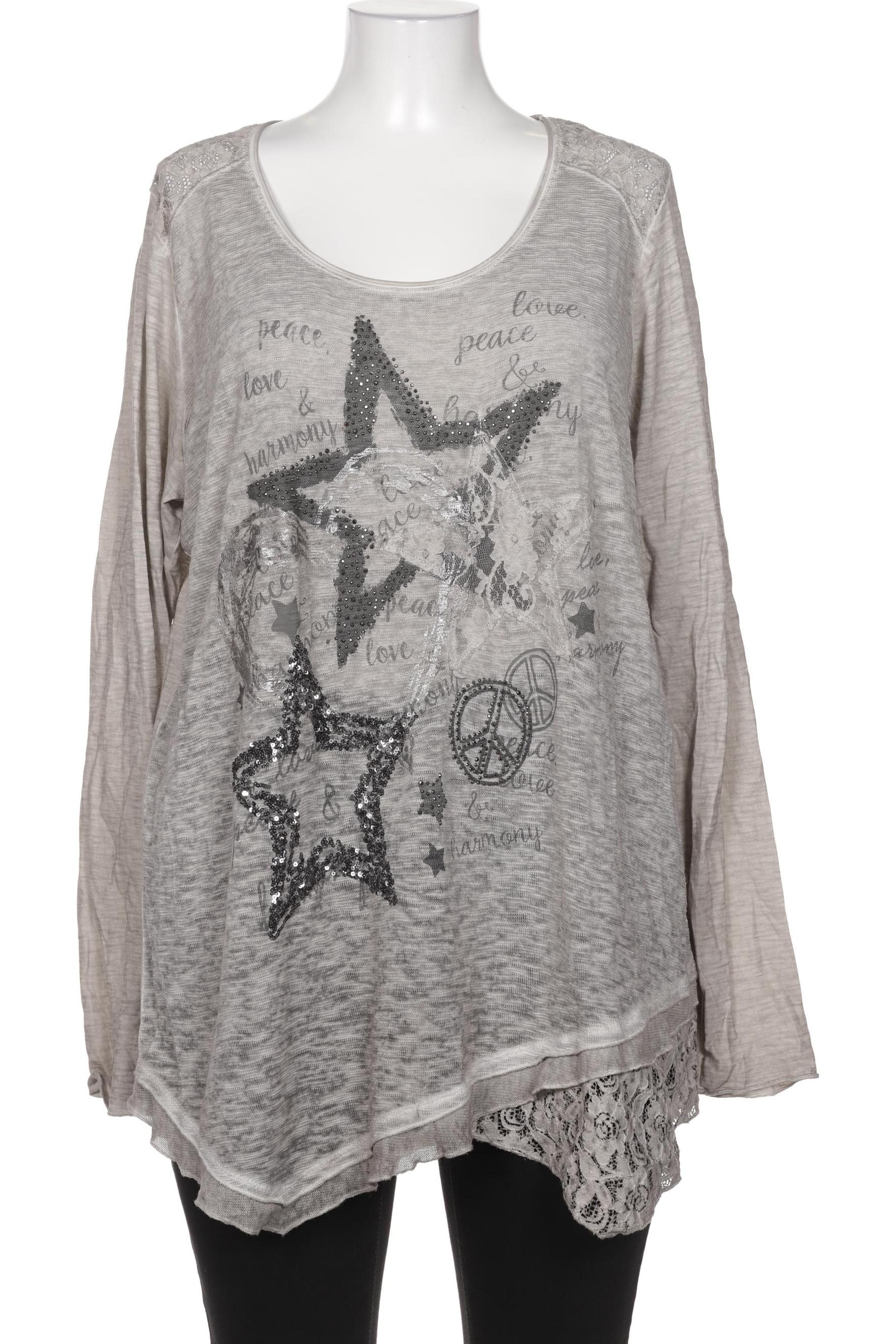 

tredy Damen Langarmshirt, grau, Gr. 48