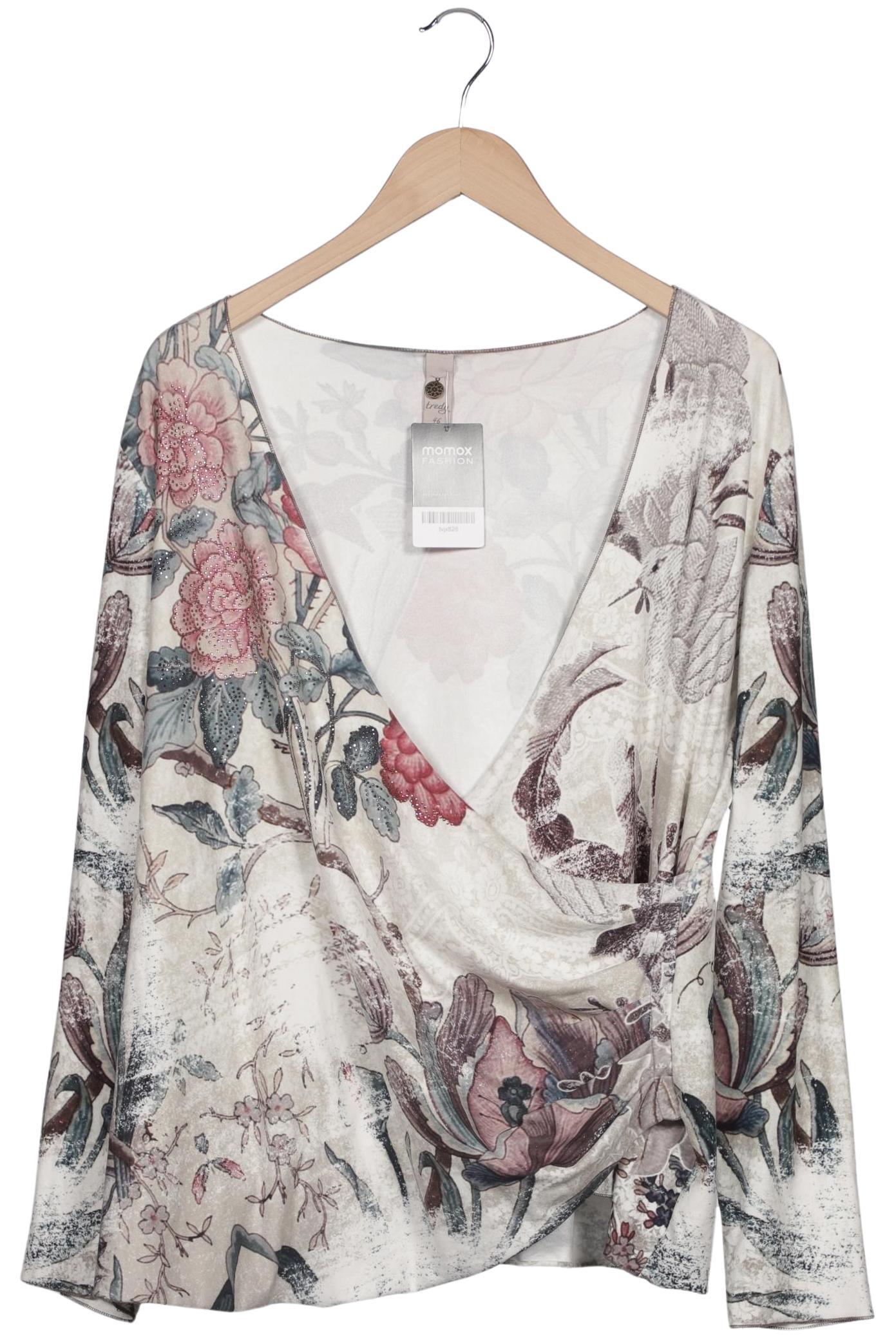 

tredy Damen Langarmshirt, cremeweiß, Gr. 46