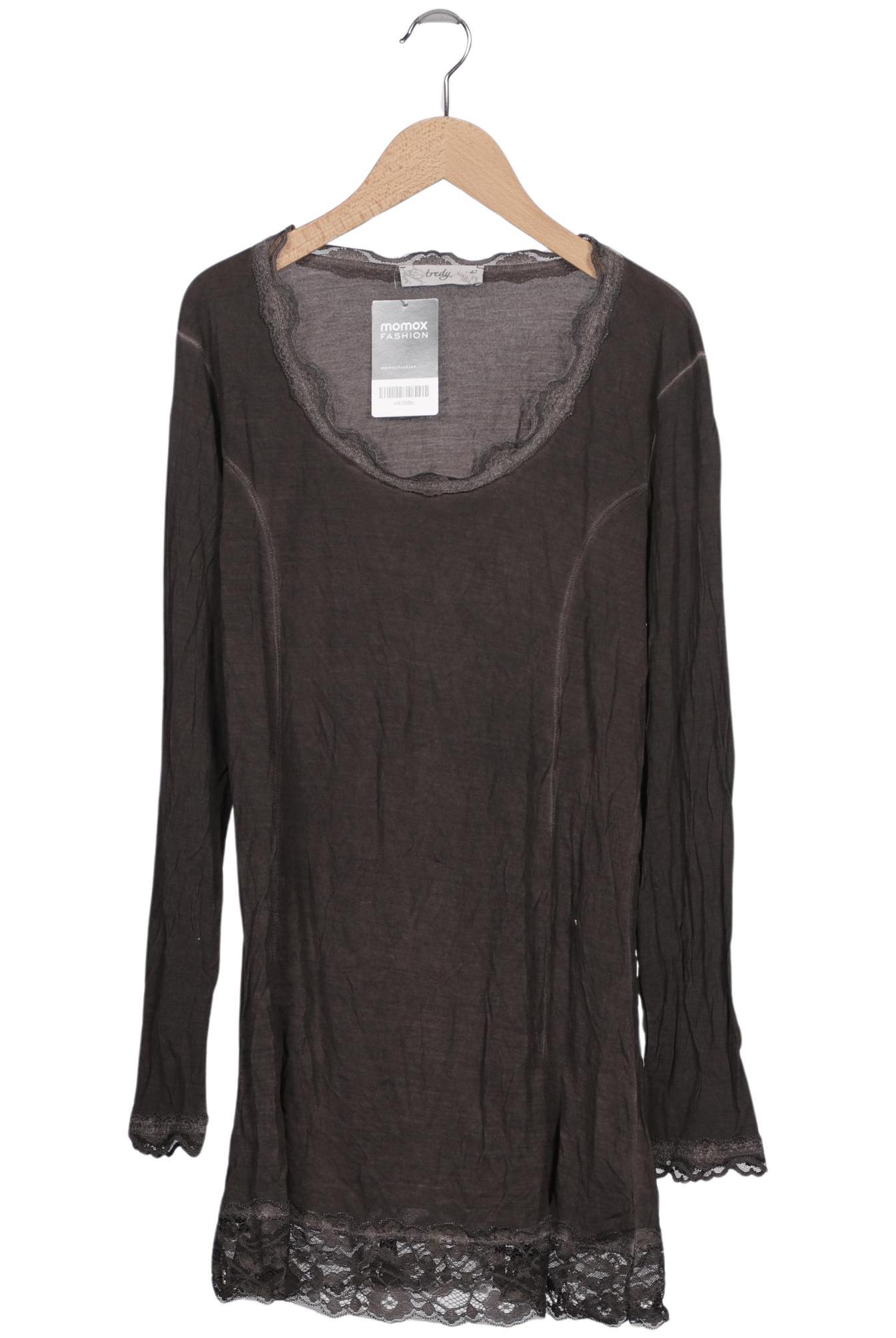 

tredy Damen Langarmshirt, braun, Gr. 42