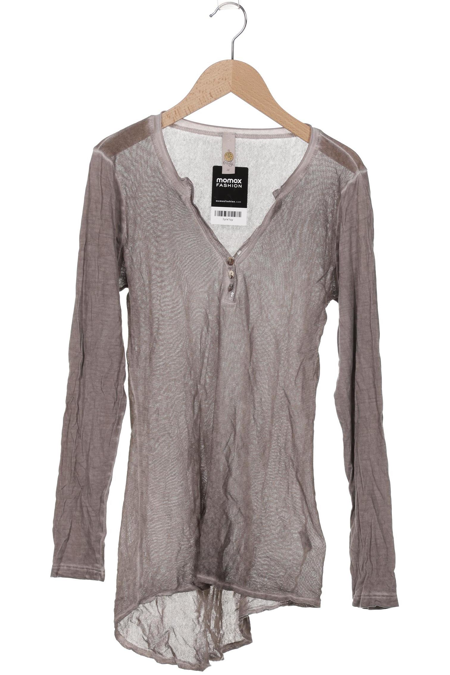 

tredy Damen Langarmshirt, braun, Gr. 36