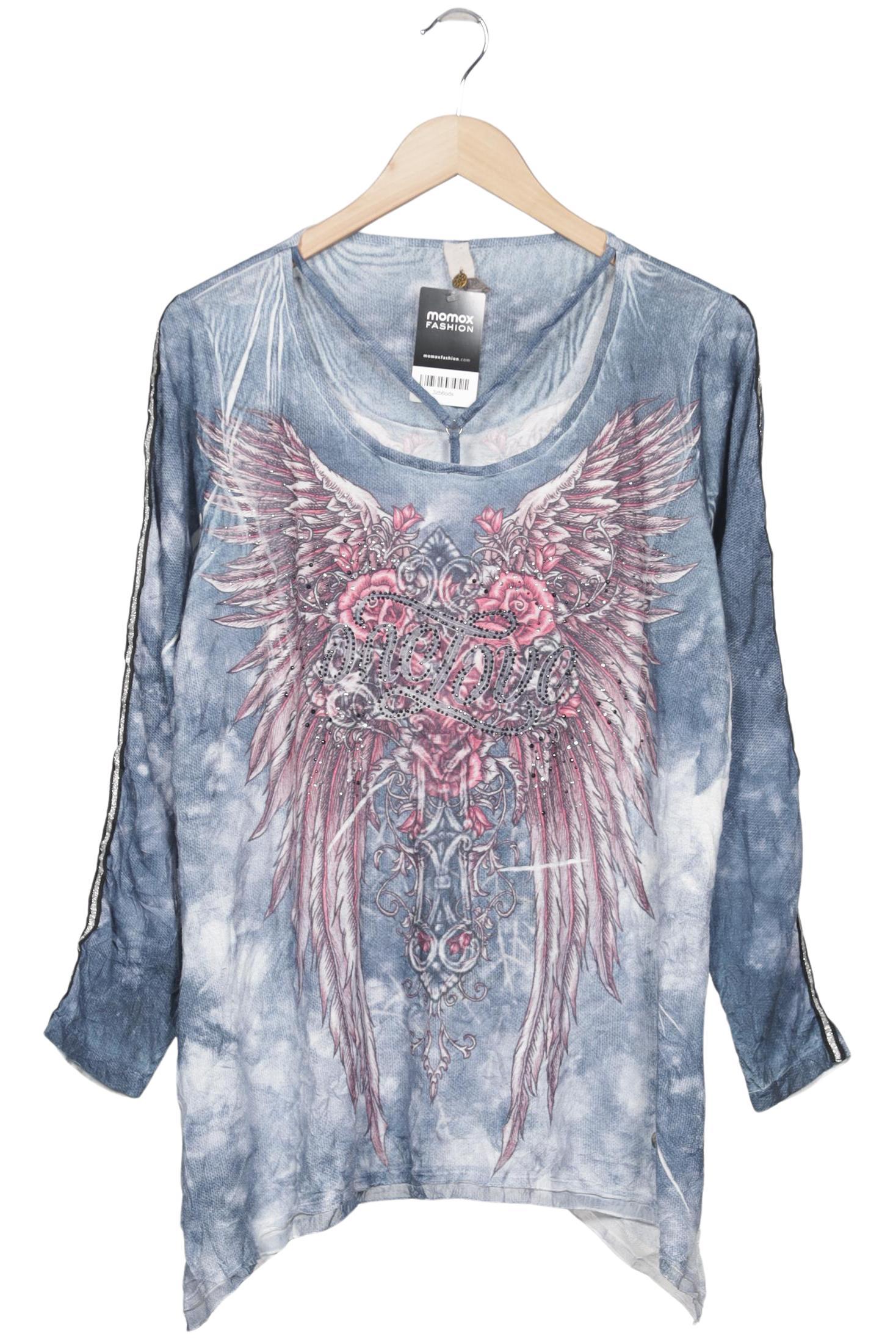 

tredy Damen Langarmshirt, blau, Gr. 42