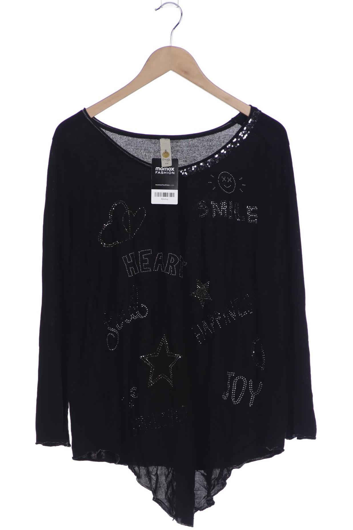 

tredy Damen Langarmshirt, schwarz, Gr. 44
