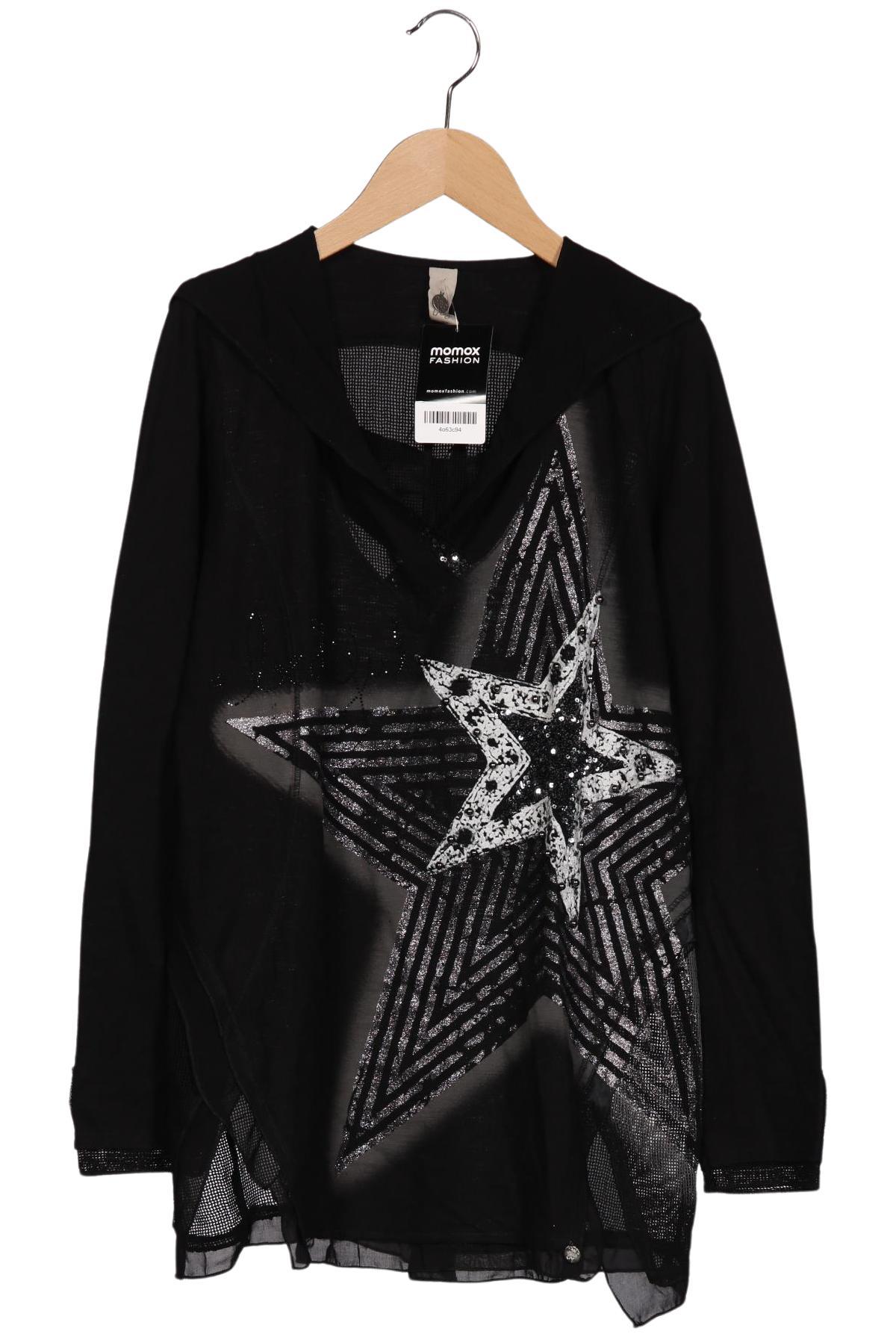 

tredy Damen Langarmshirt, schwarz, Gr. 38