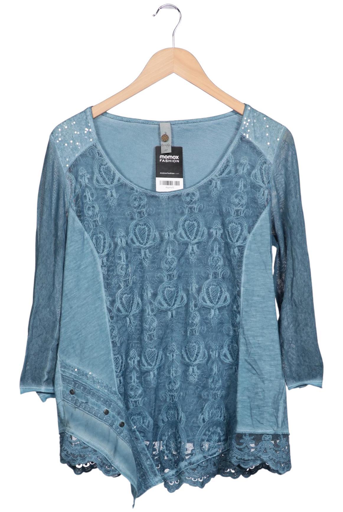 

tredy Damen Langarmshirt, hellblau, Gr. 40