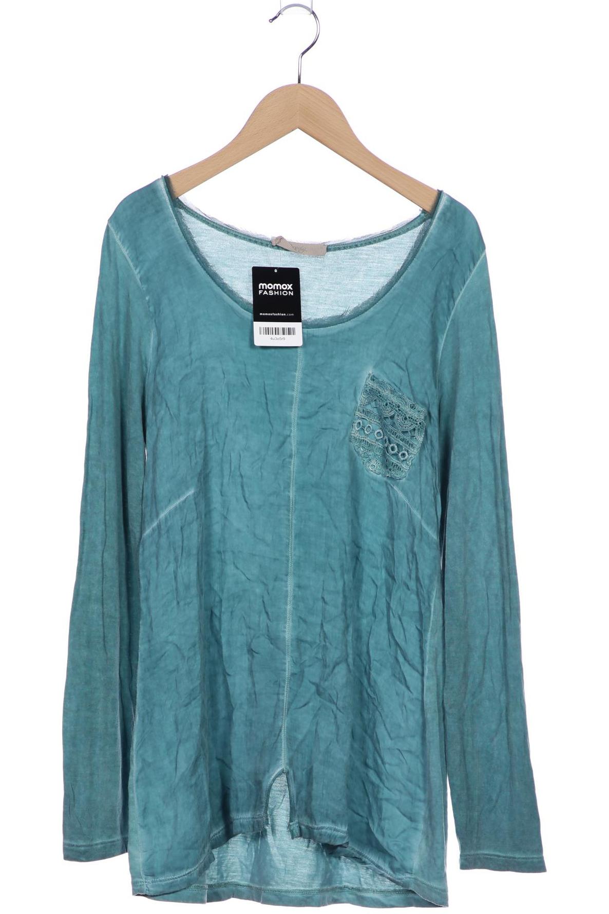 

tredy Damen Langarmshirt, türkis, Gr. 36