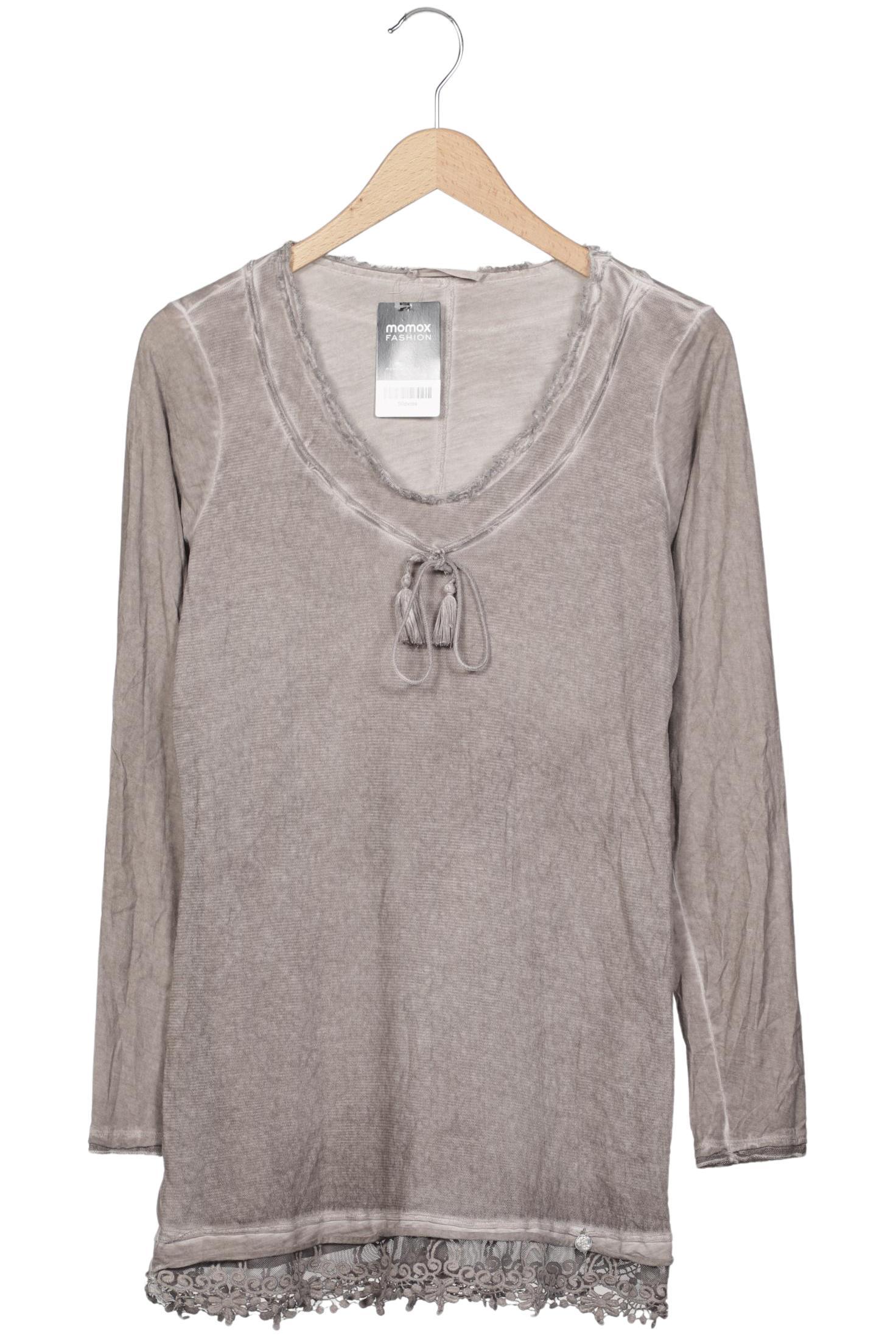 

tredy Damen Langarmshirt, grau, Gr. 40