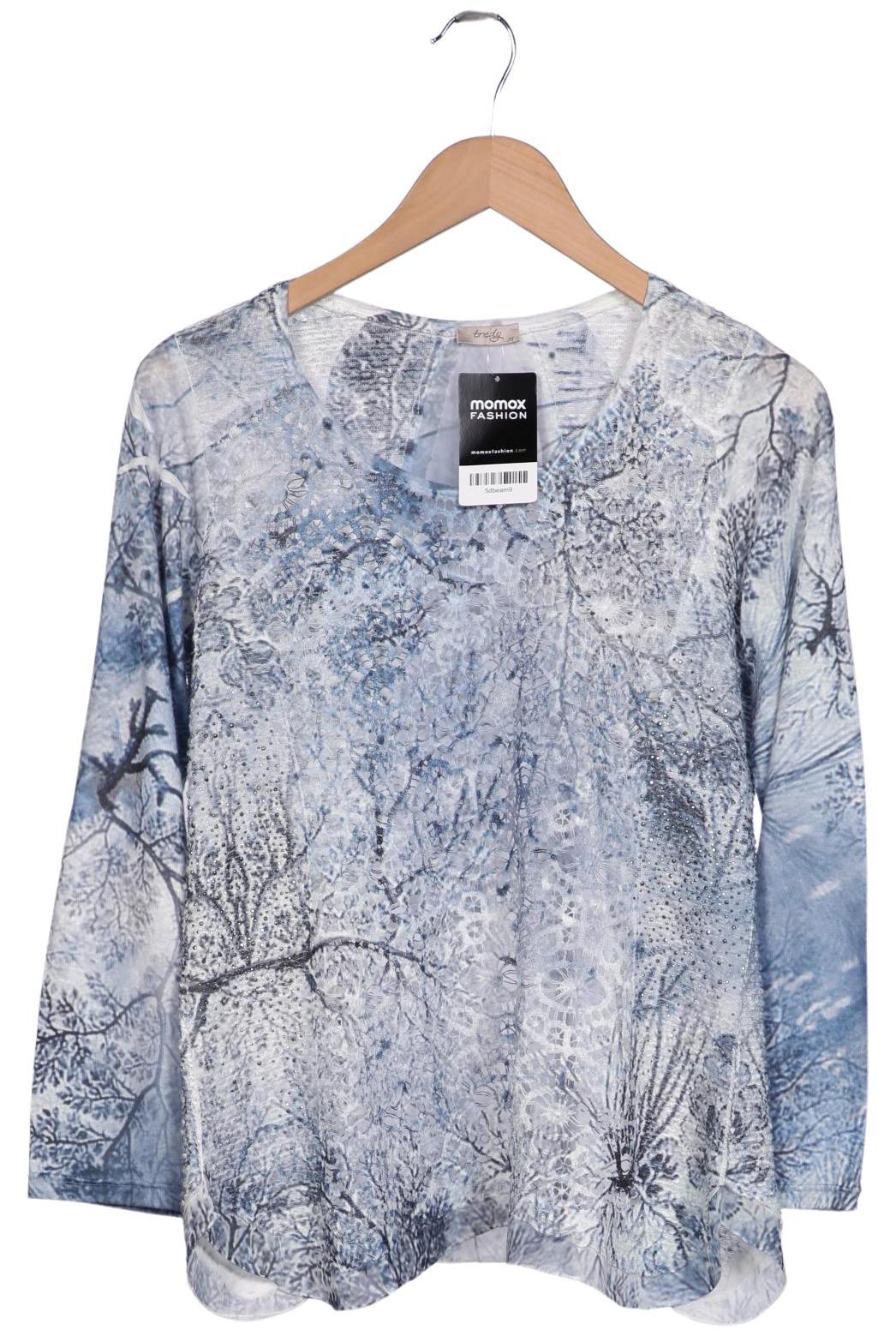 

tredy Damen Langarmshirt, blau, Gr. 38