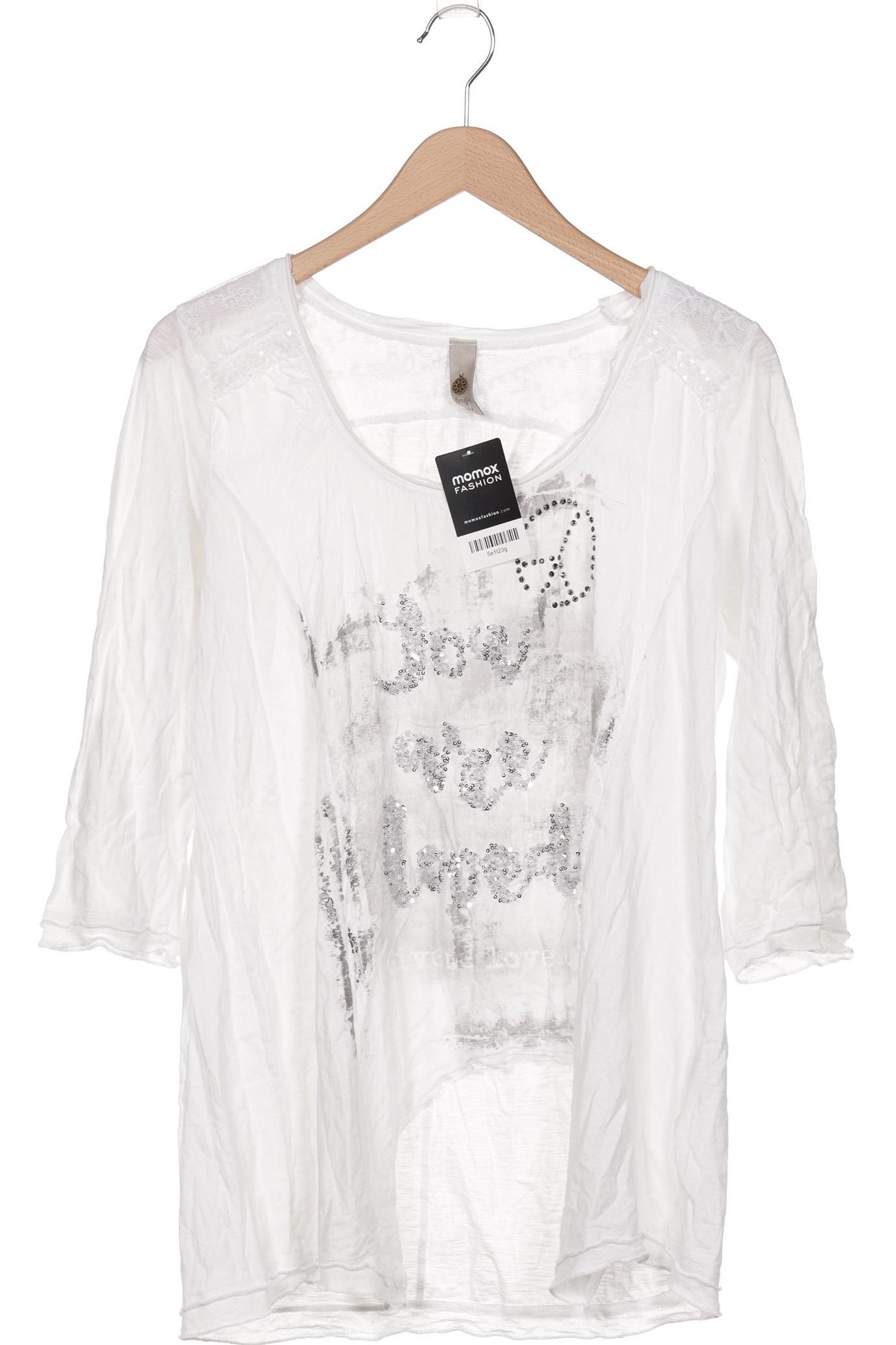 

tredy Damen Langarmshirt, cremeweiß, Gr. 44