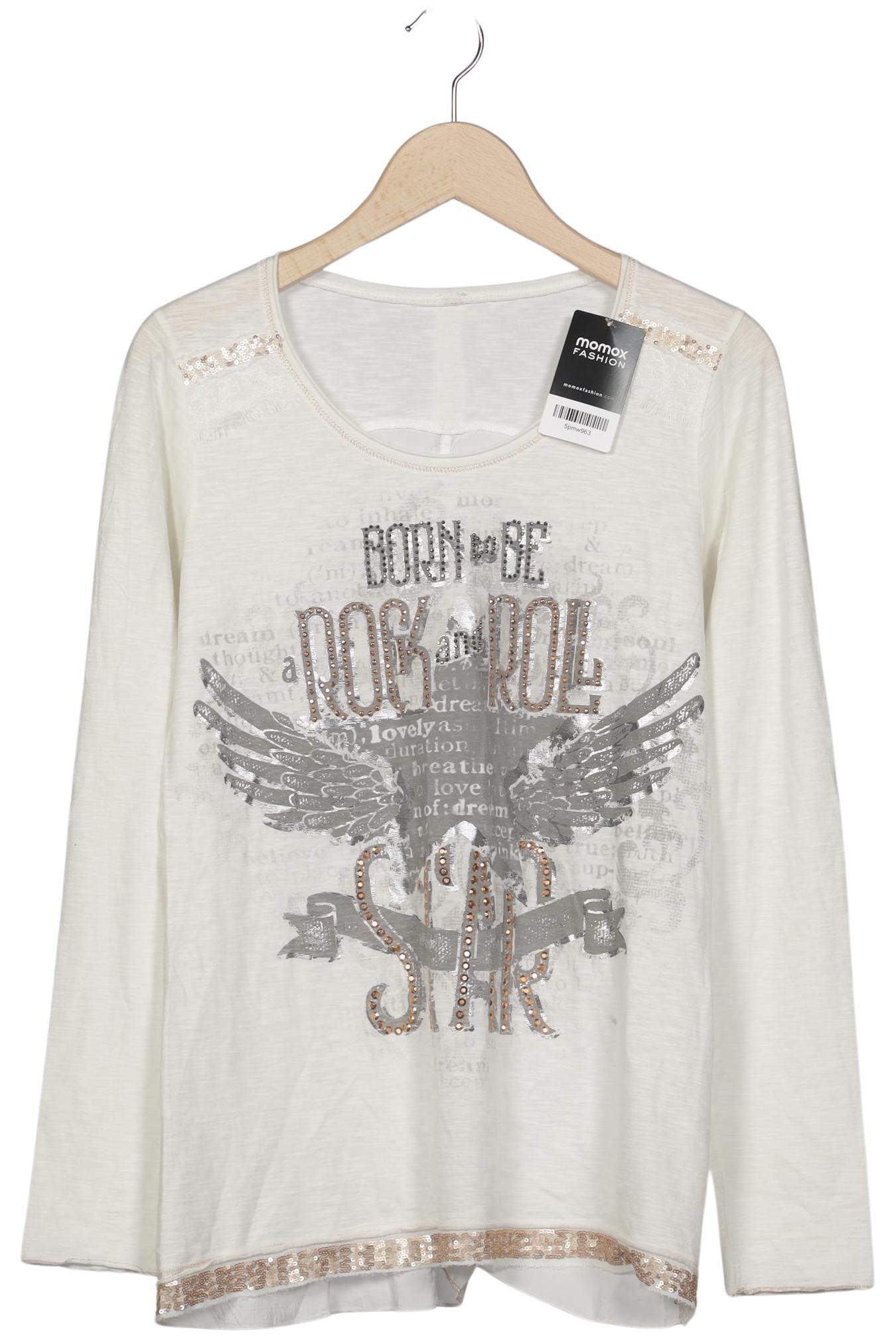 

tredy Damen Langarmshirt, cremeweiß, Gr. 42