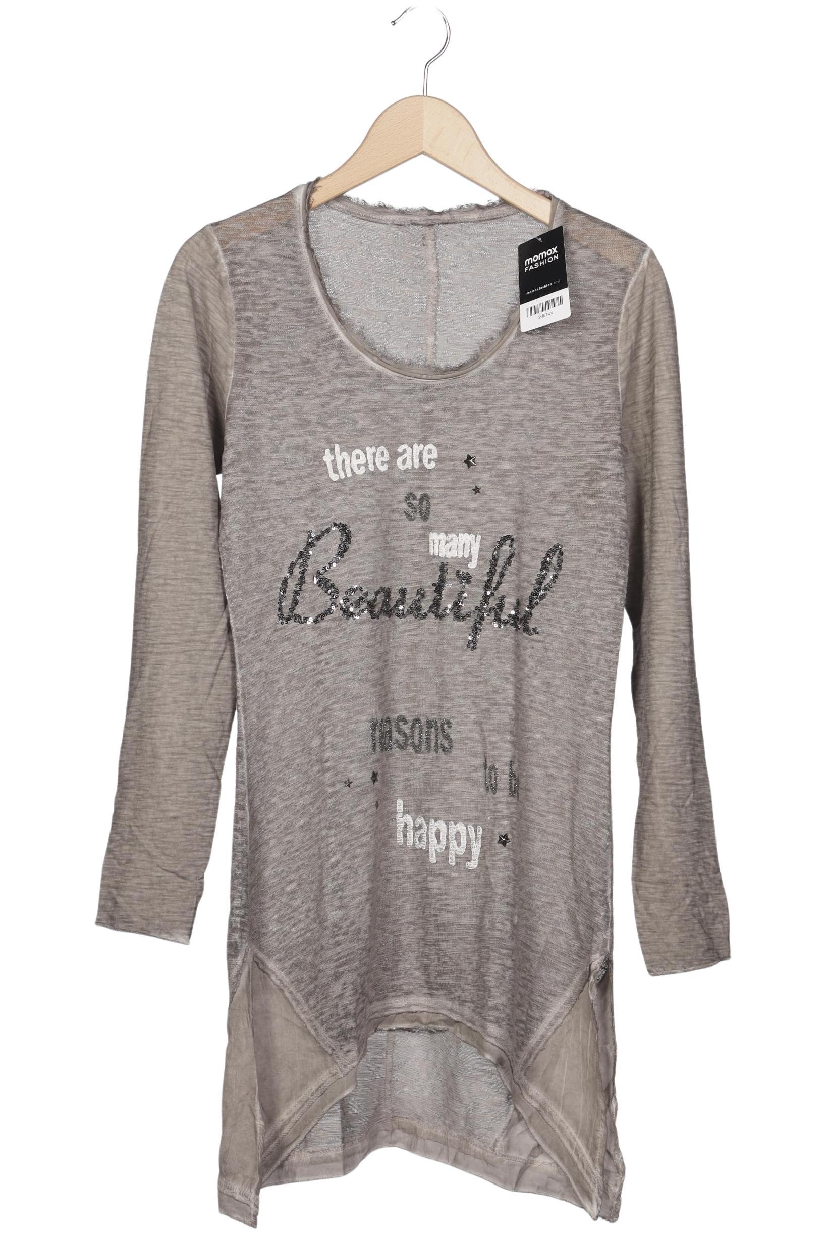 

tredy Damen Langarmshirt, grau, Gr. 38