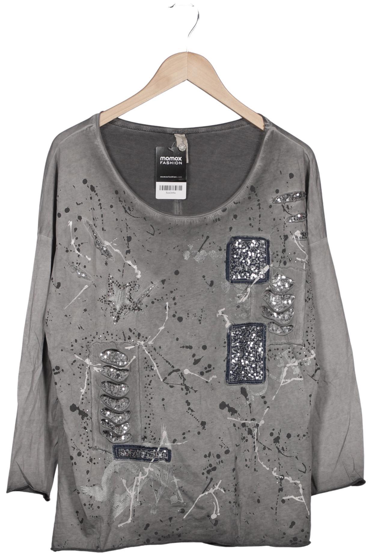 

tredy Damen Langarmshirt, grau, Gr. 40