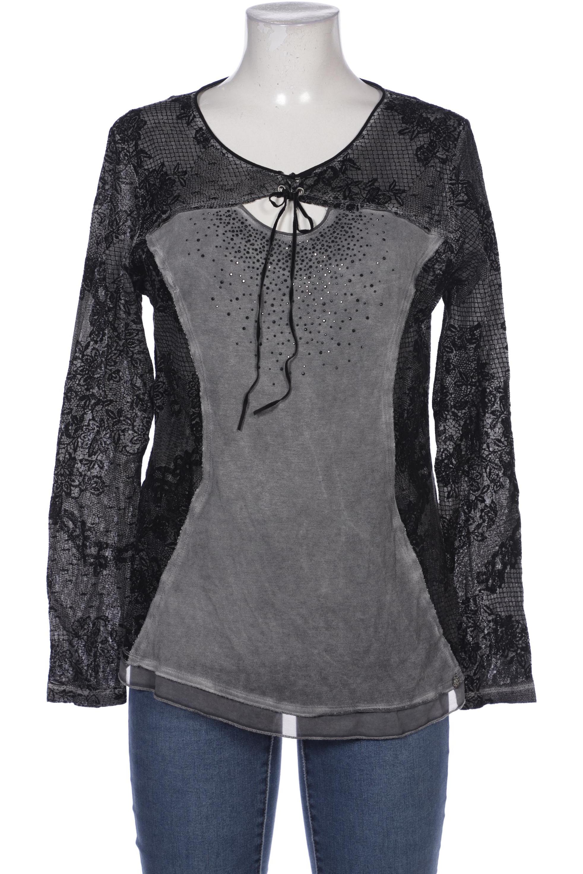 

tredy Damen Langarmshirt, grau, Gr. 40