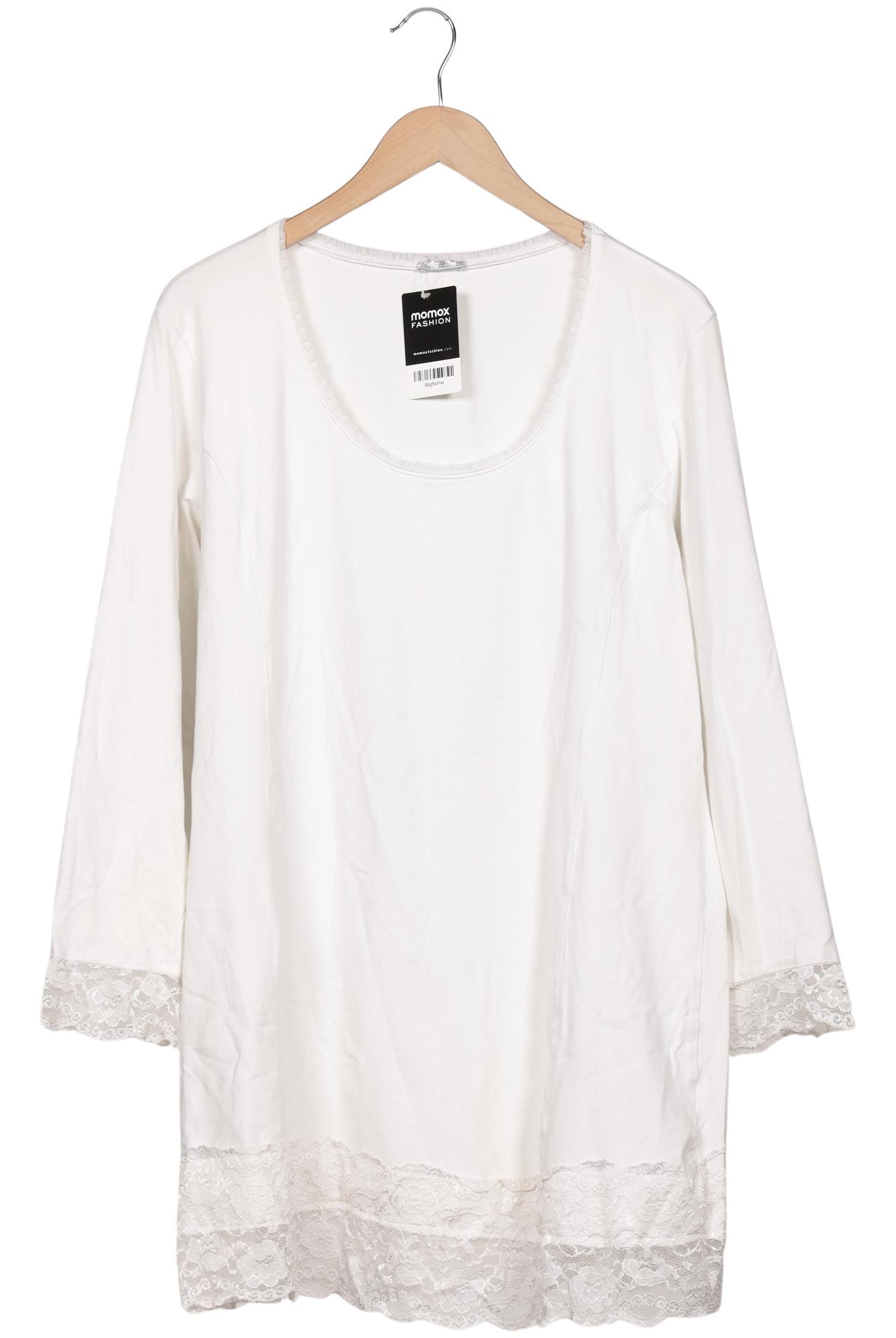 

tredy Damen Langarmshirt, weiß, Gr. 48