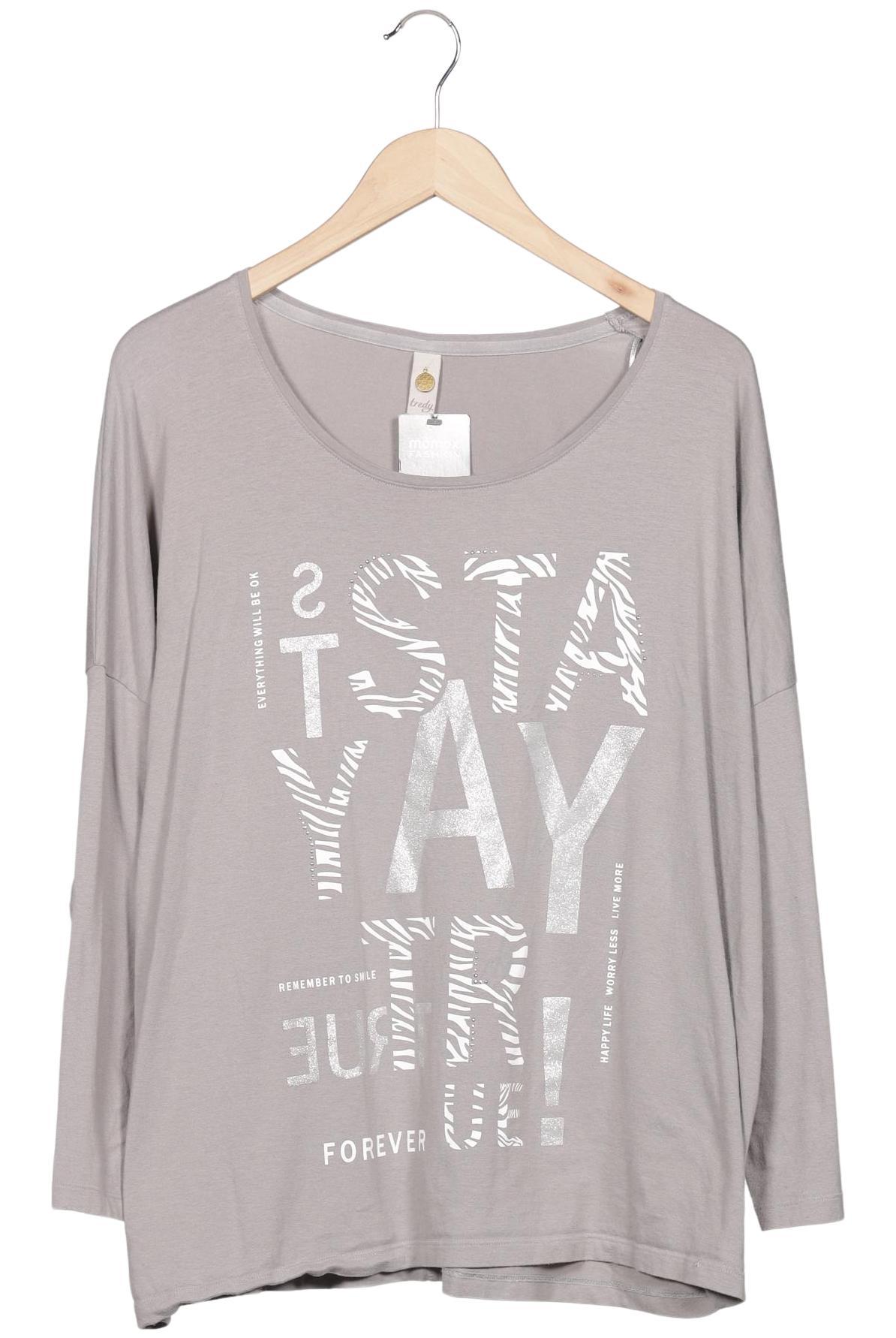 

tredy Damen Langarmshirt, grau, Gr. 44